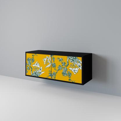 YELLOW CHINOISERIE Móvel de TV Compacto de 2 Portas