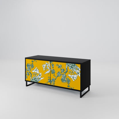 YELLOW CHINOISERIE Móvel de TV Compacto de 2 Portas