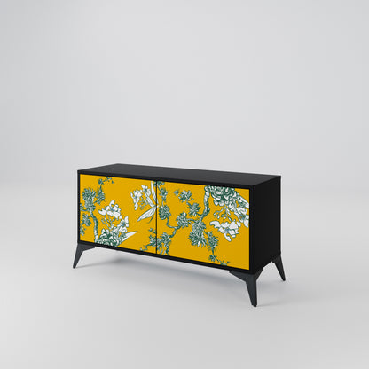 YELLOW CHINOISERIE Móvel de TV Compacto de 2 Portas