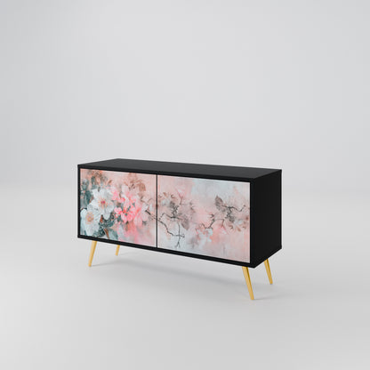 CHERRY BLOSSOM Móvel de TV Compacto de 2 Portas