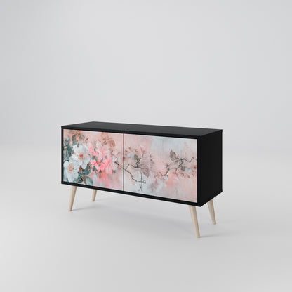 CHERRY BLOSSOM Móvel de TV Compacto de 2 Portas