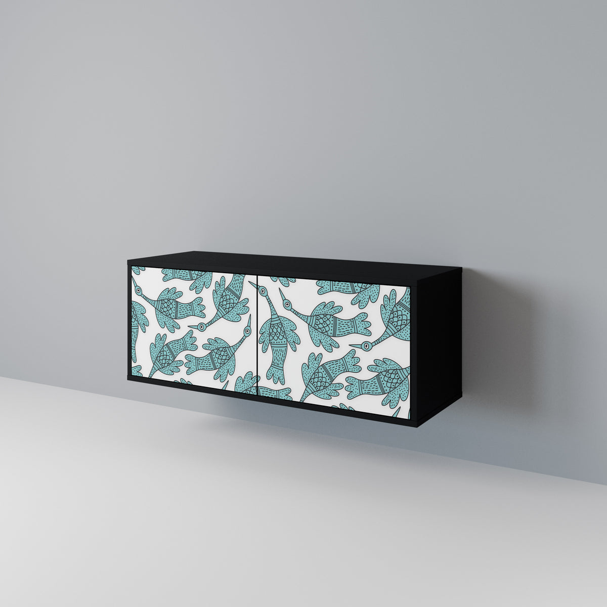 WATERSPOUT SONGIBIRD Compact 2-Door TV Cabinet