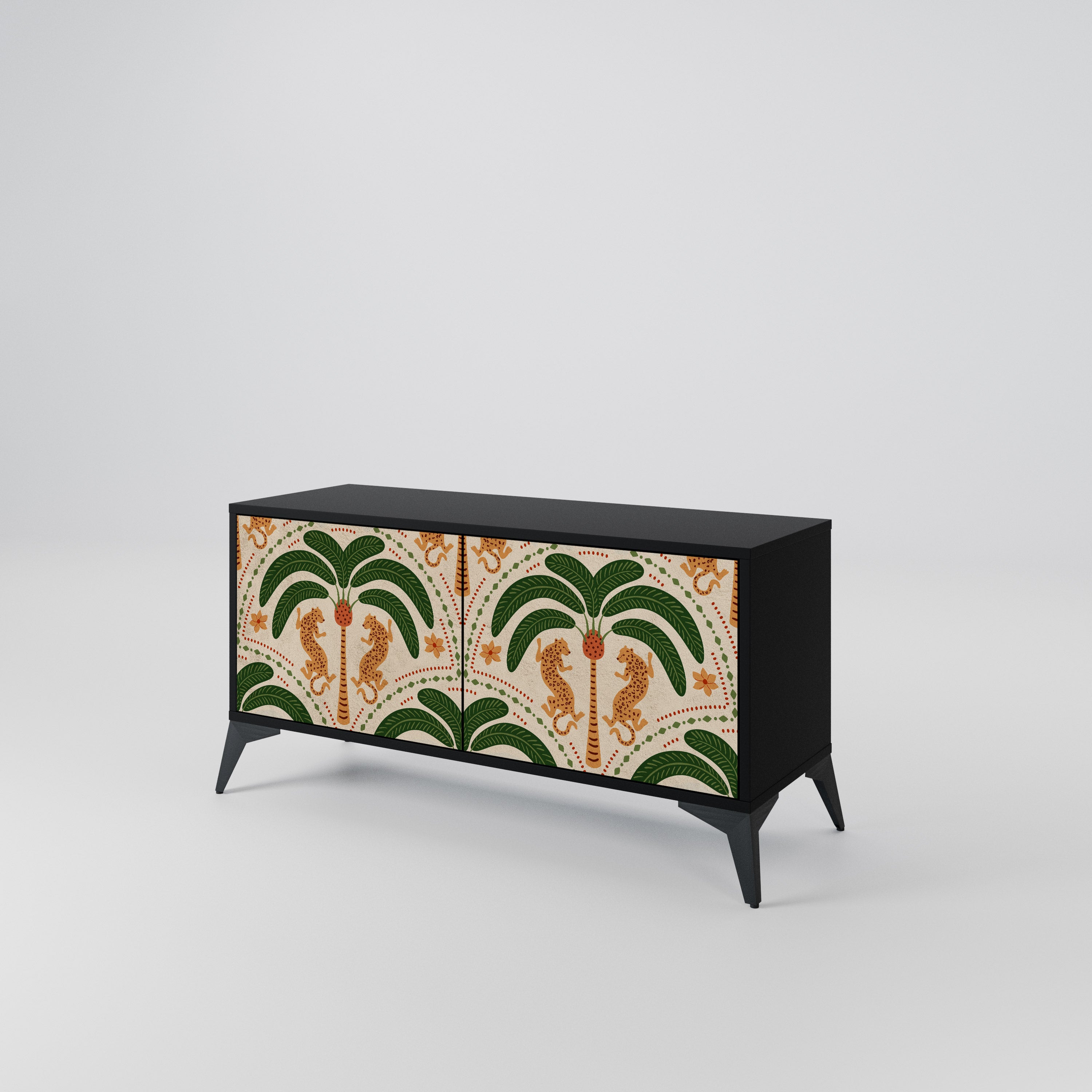 DANCING PREDATORS Móvel de TV Compacto de 2 Portas