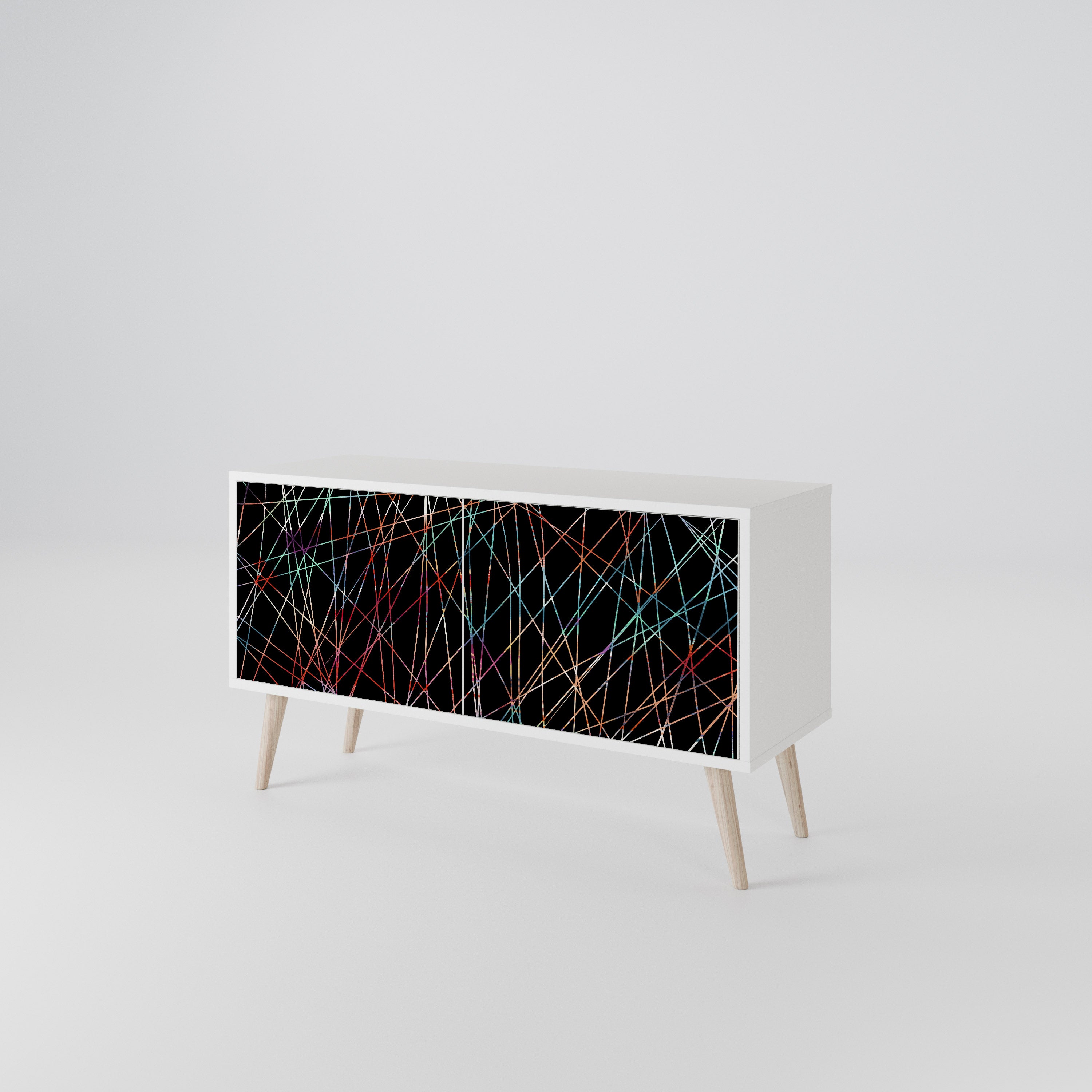 LUMINOUS SNARE Compact 2-Door TV Cabinet
