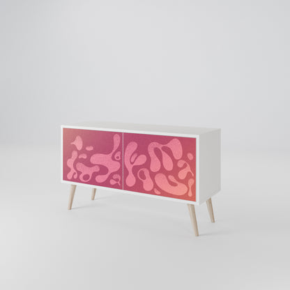 IRREGULAR PINK Móvel de TV Compacto de 2 Portas