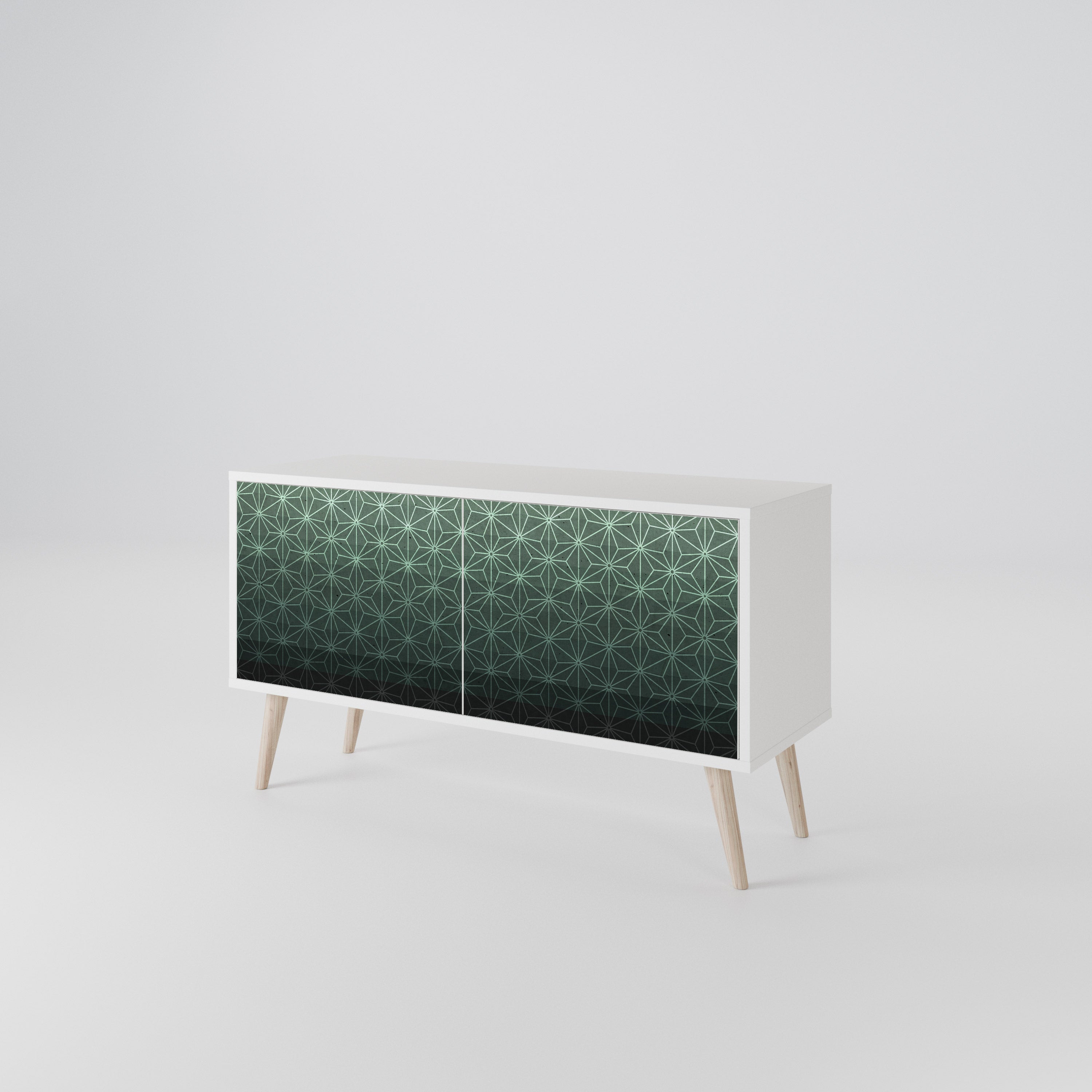 ORNAMENTAL GLIMMER Compact 2-Door TV Cabinet