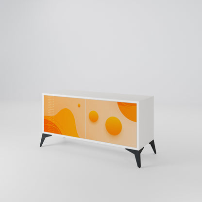 ORANGE ARRANGEMENT Móvel de TV Compacto de 2 Portas