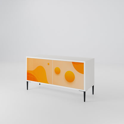 ORANGE ARRANGEMENT Móvel de TV Compacto de 2 Portas