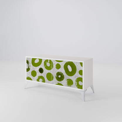 GREEN RHAPSODY Compact 2-Door TV Cabinet