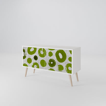 GREEN RHAPSODY Compact 2-Door TV Cabinet