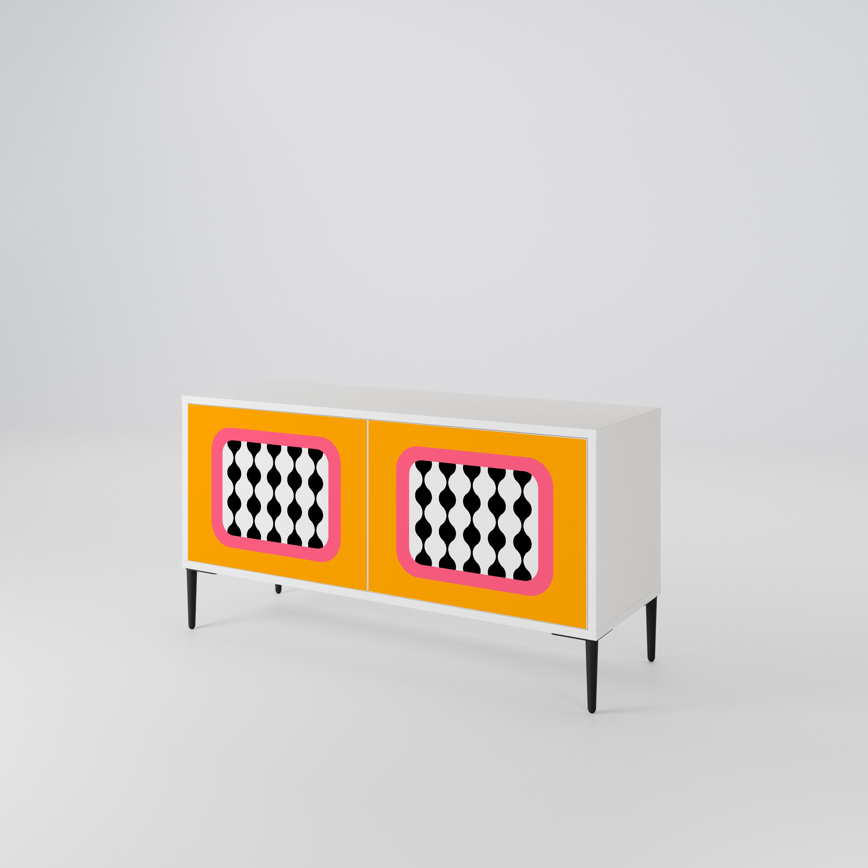 TEARS IN HEAVEN Compact 2-Door TV Cabinet