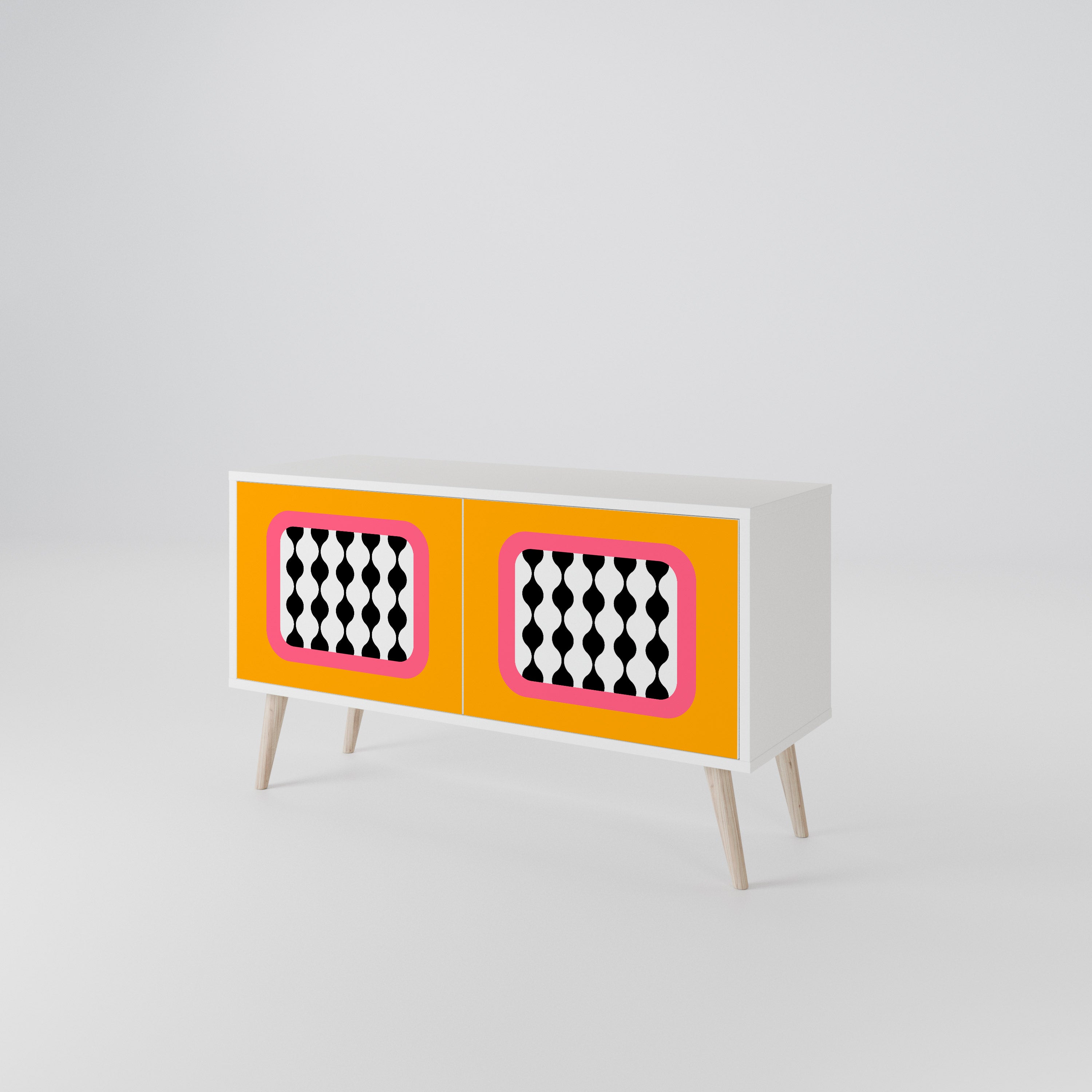 TEARS IN HEAVEN Compact 2-Door TV Cabinet