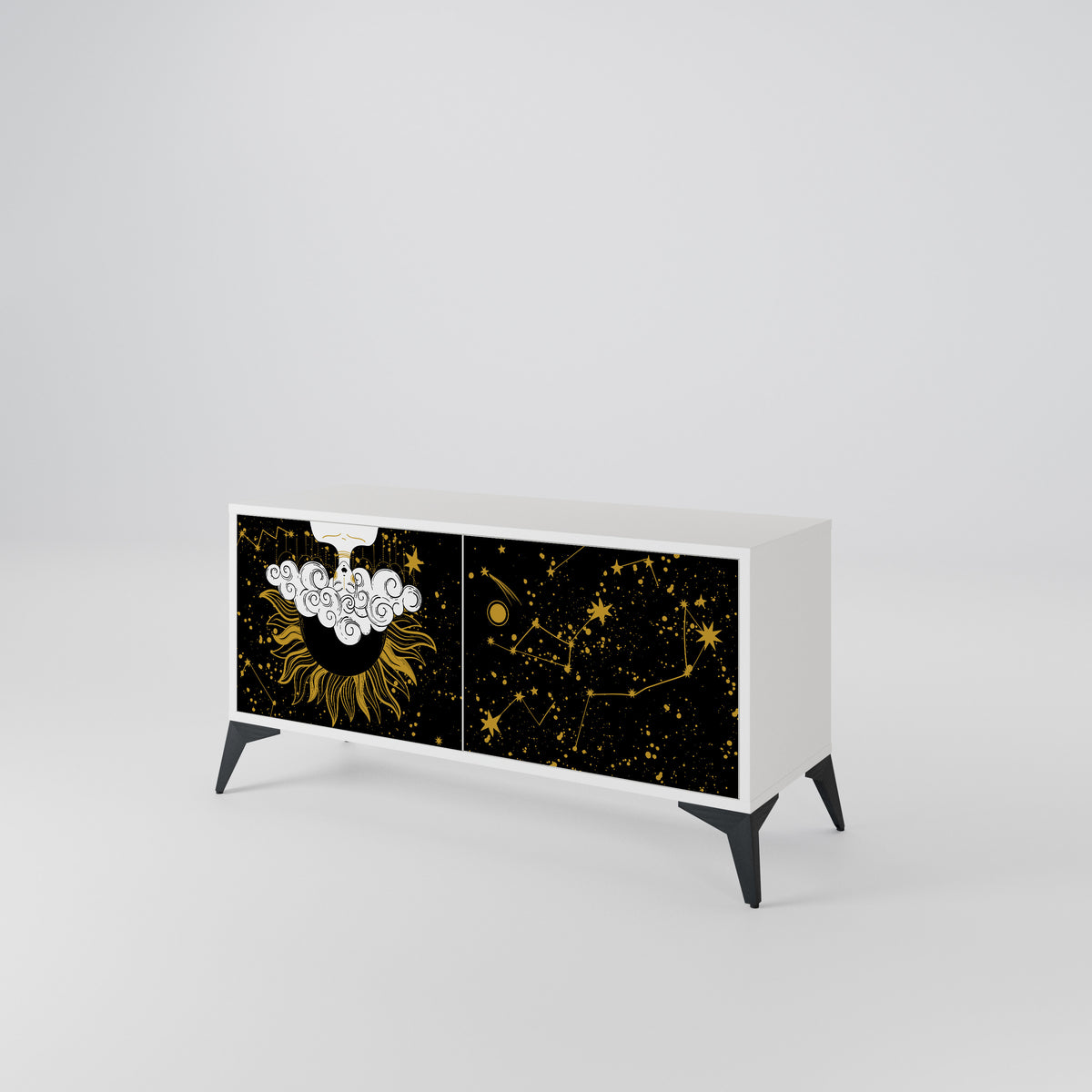 STELLAR CONSTELLATIONS Móvel de TV Compacto de 2 Portas