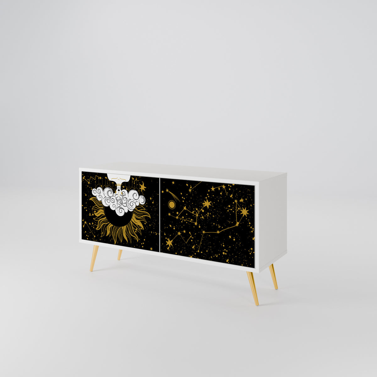 STELLAR CONSTELLATIONS Móvel de TV Compacto de 2 Portas