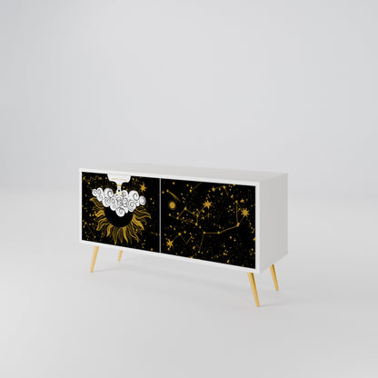 STELLAR CONSTELLATIONS Móvel de TV Compacto de 2 Portas