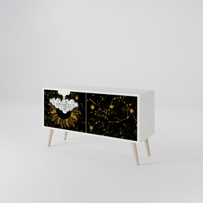 STELLAR CONSTELLATIONS Móvel de TV Compacto de 2 Portas