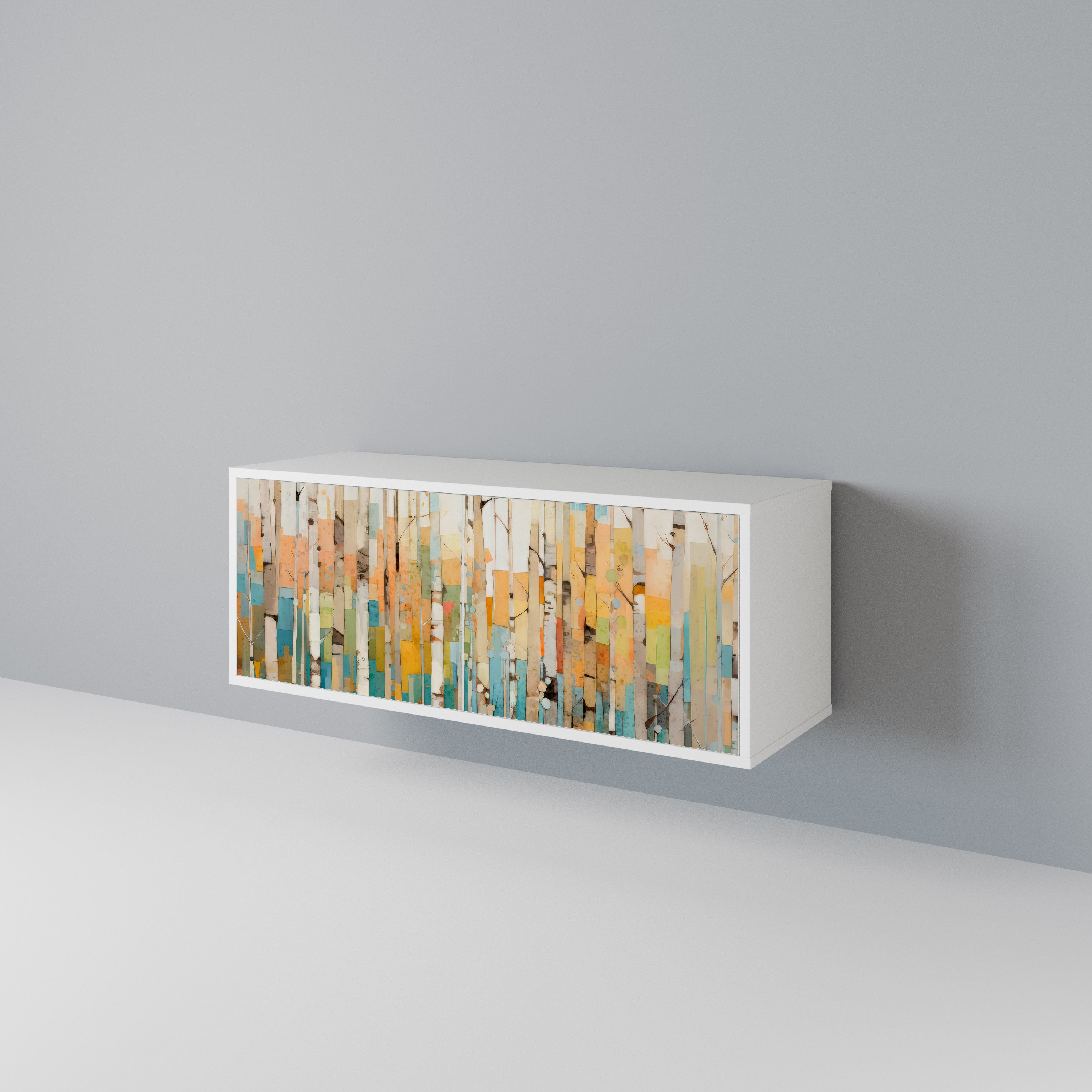 BIRCH KALEIDOSCOPE Compact 2-Door TV Cabinet