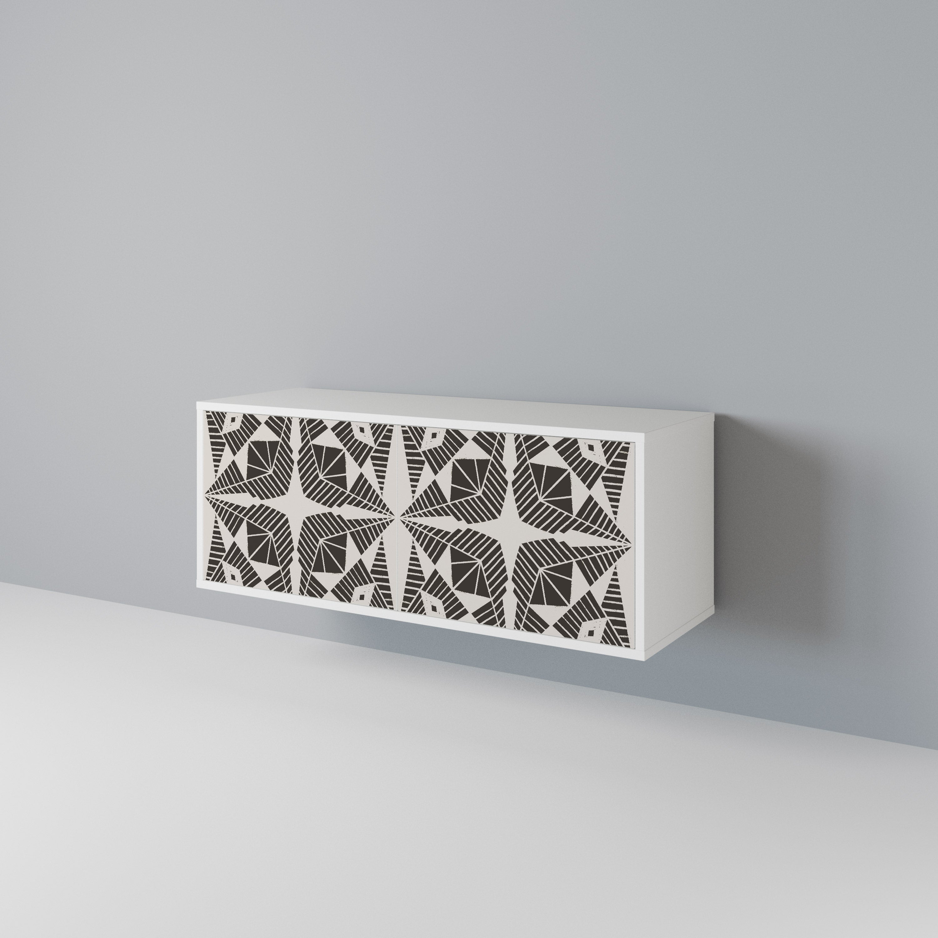 MONOCHROME NEXUS Compact 2-Door TV Cabinet