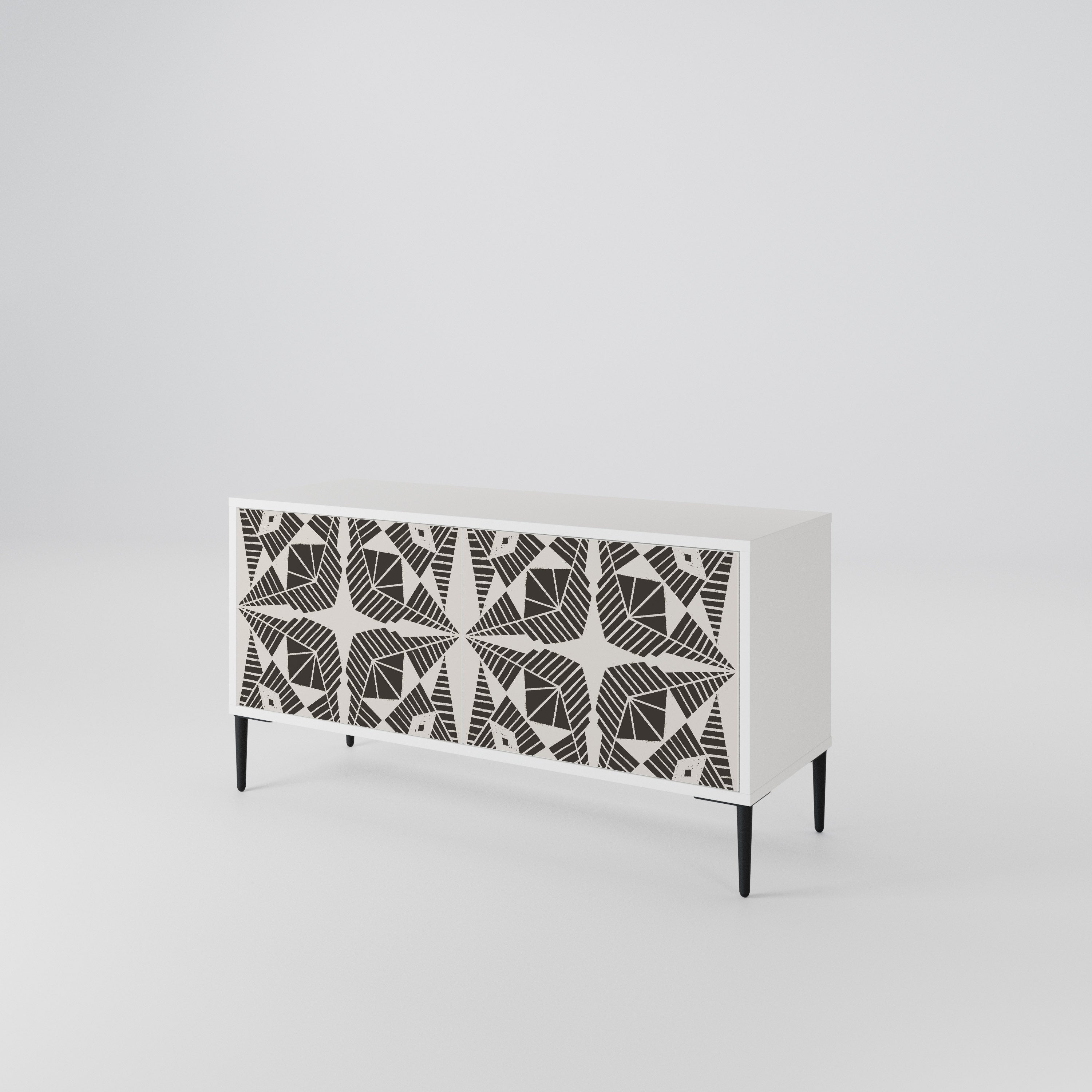 MONOCHROME NEXUS Compact 2-Door TV Cabinet