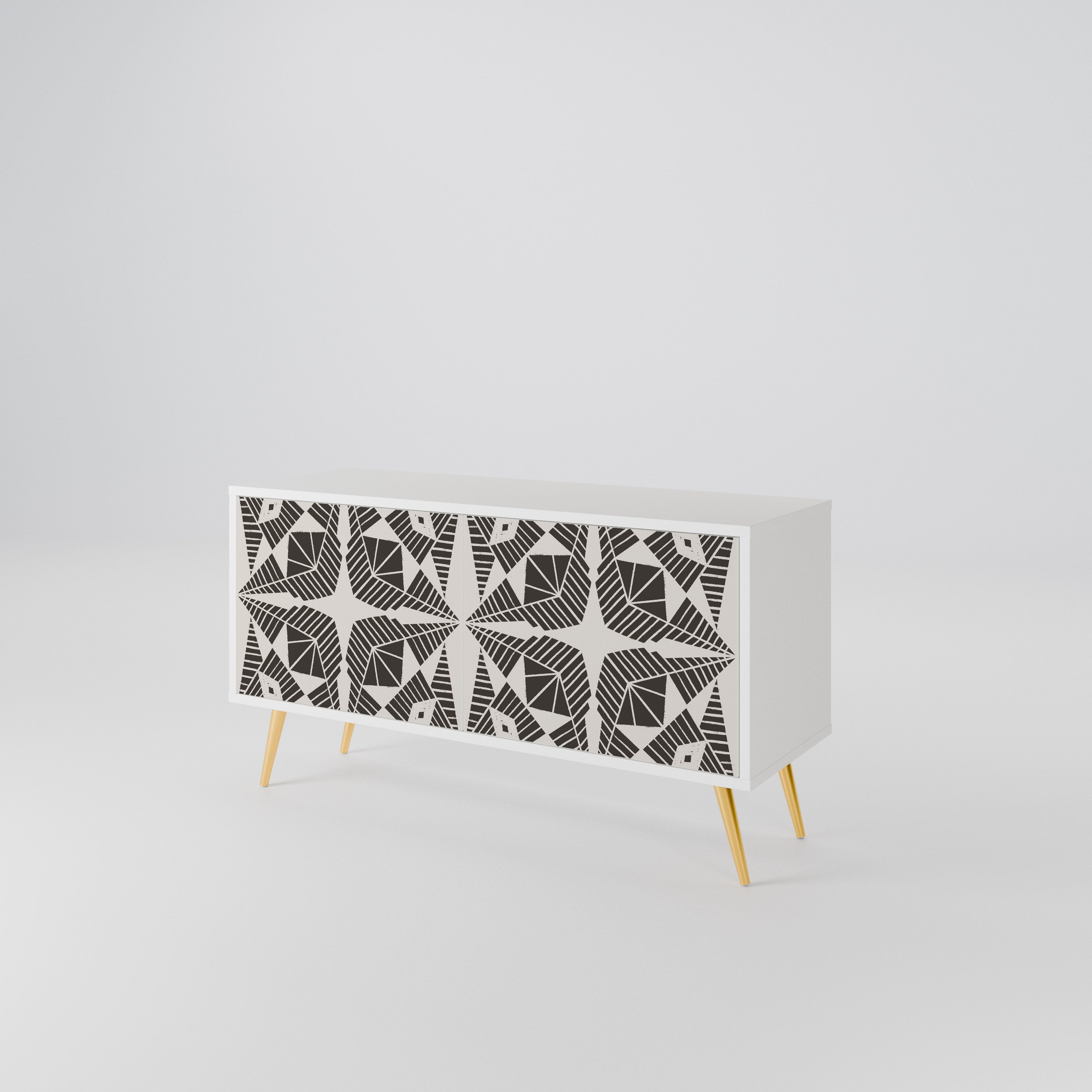 MONOCHROME NEXUS Compact 2-Door TV Cabinet