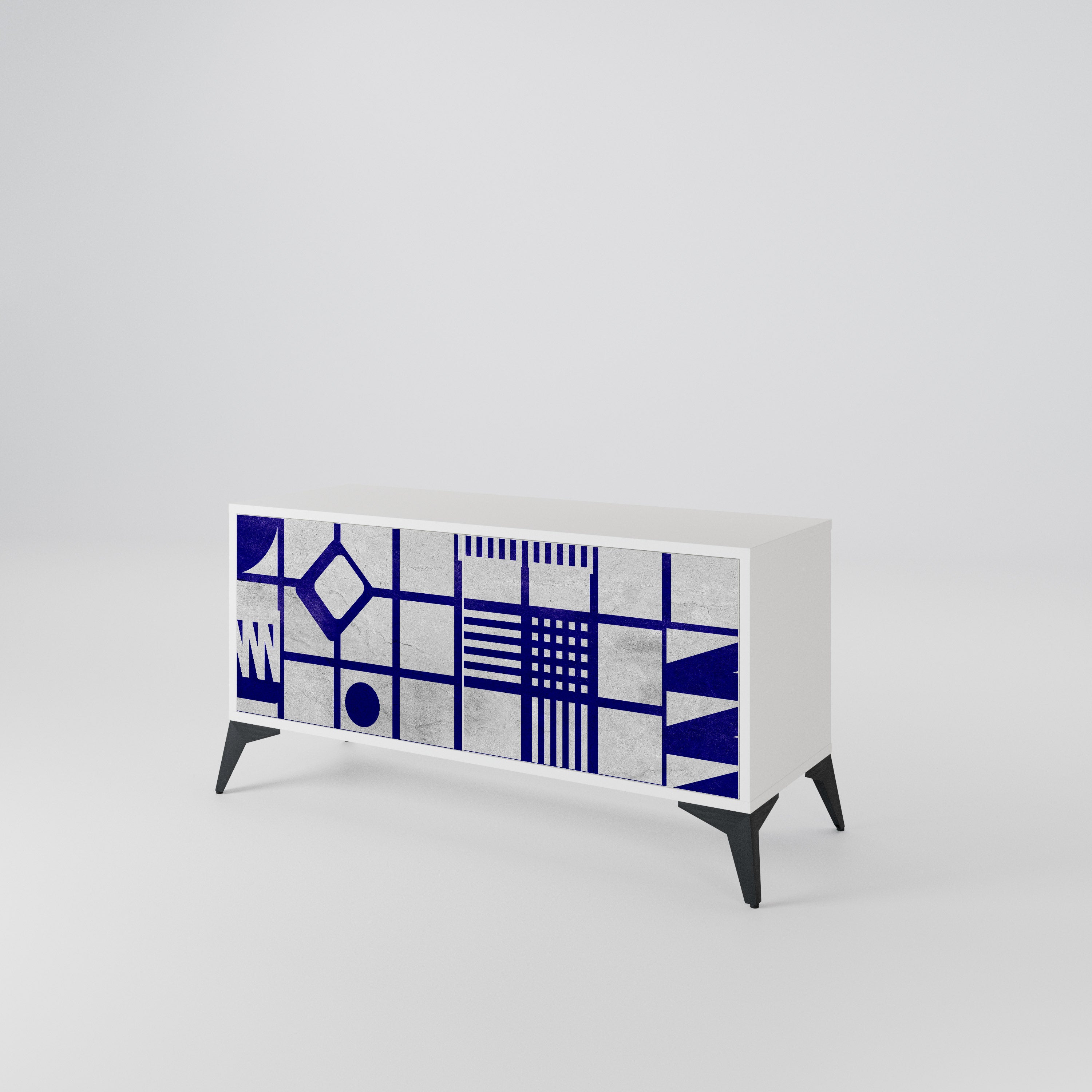 THE RIGHT PLACES Compact 2-Door TV Cabinet
