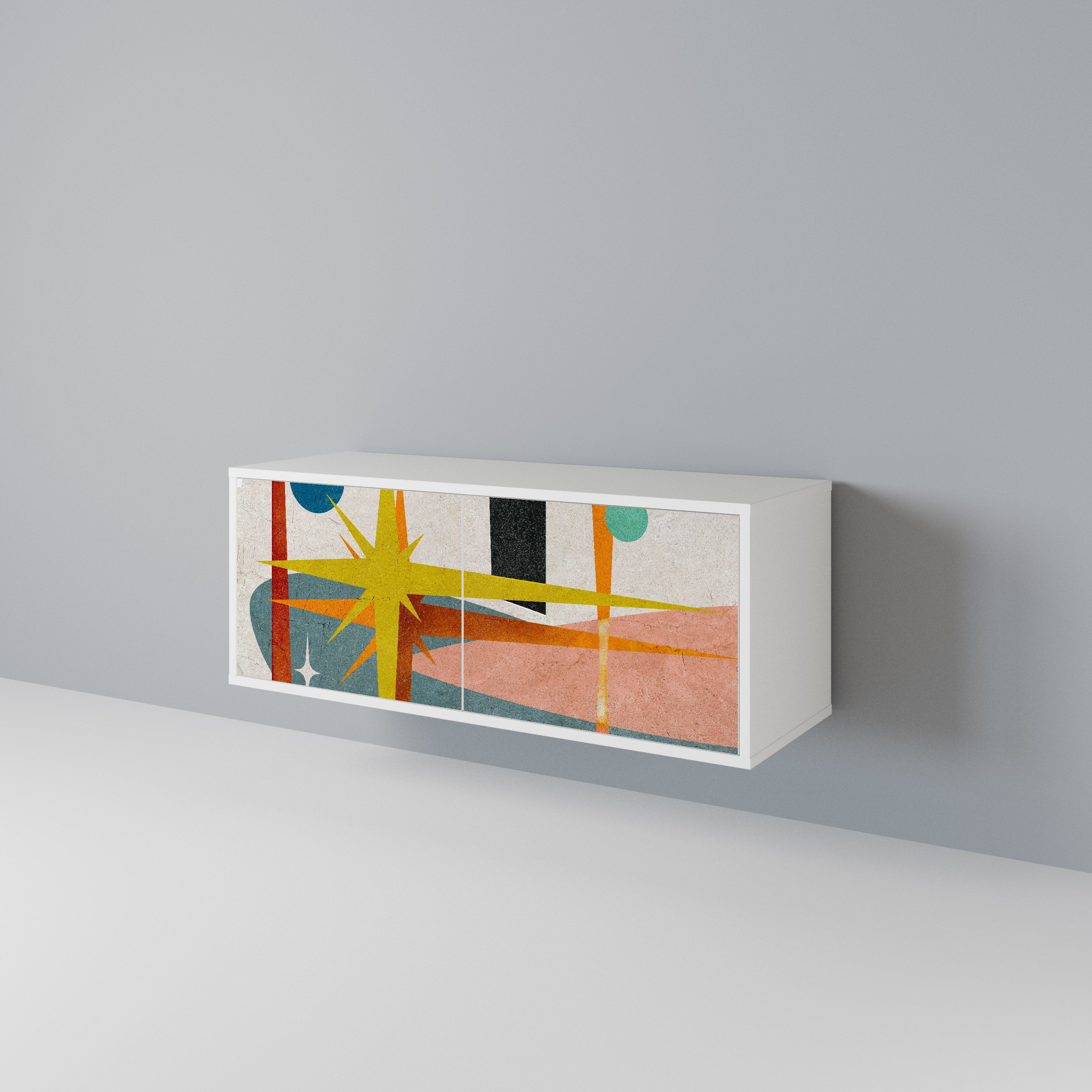 INTERSTELLAR VIBES Compact 2-Door TV Cabinet