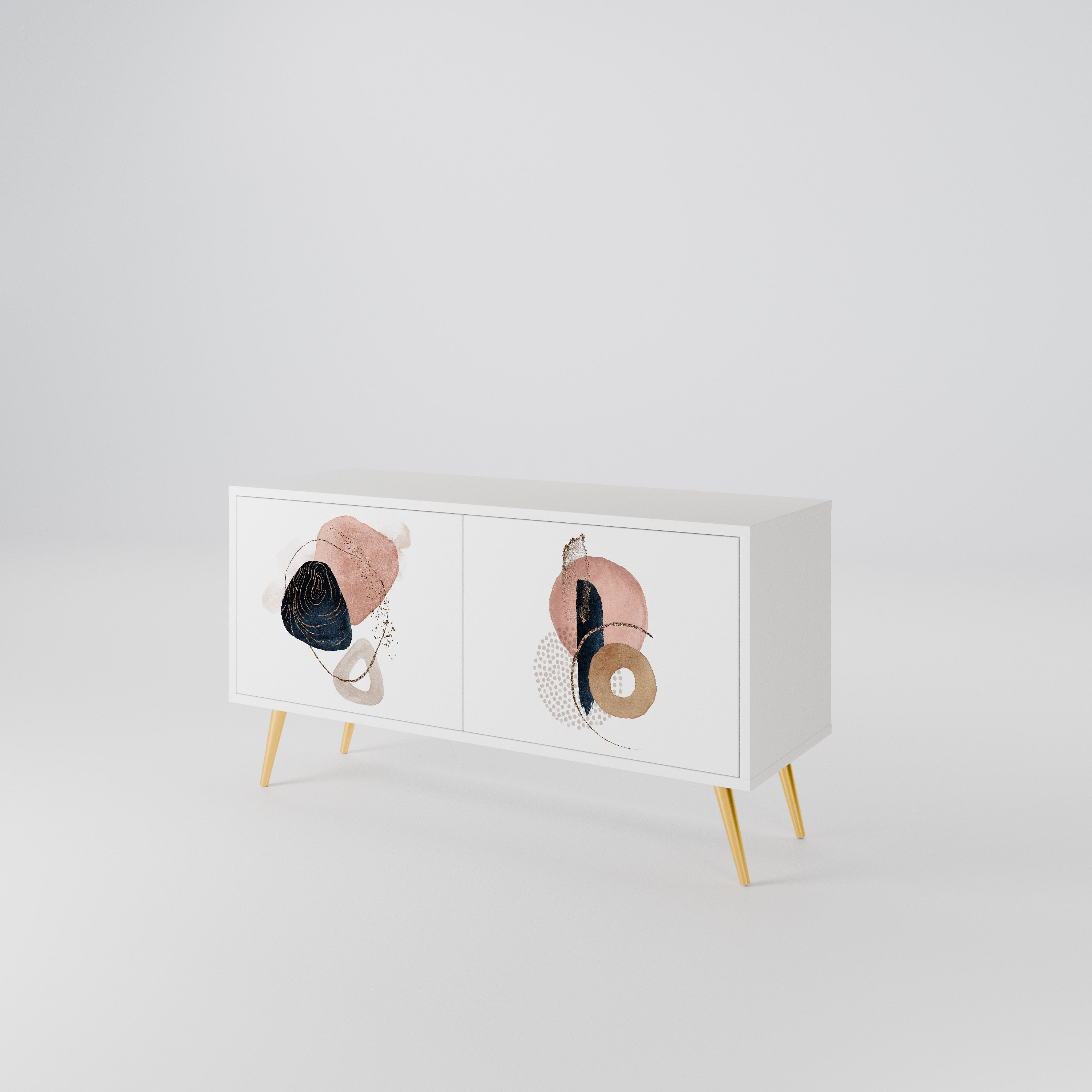 COLORFUL SHAPES Compact 2-Door TV Cabinet
