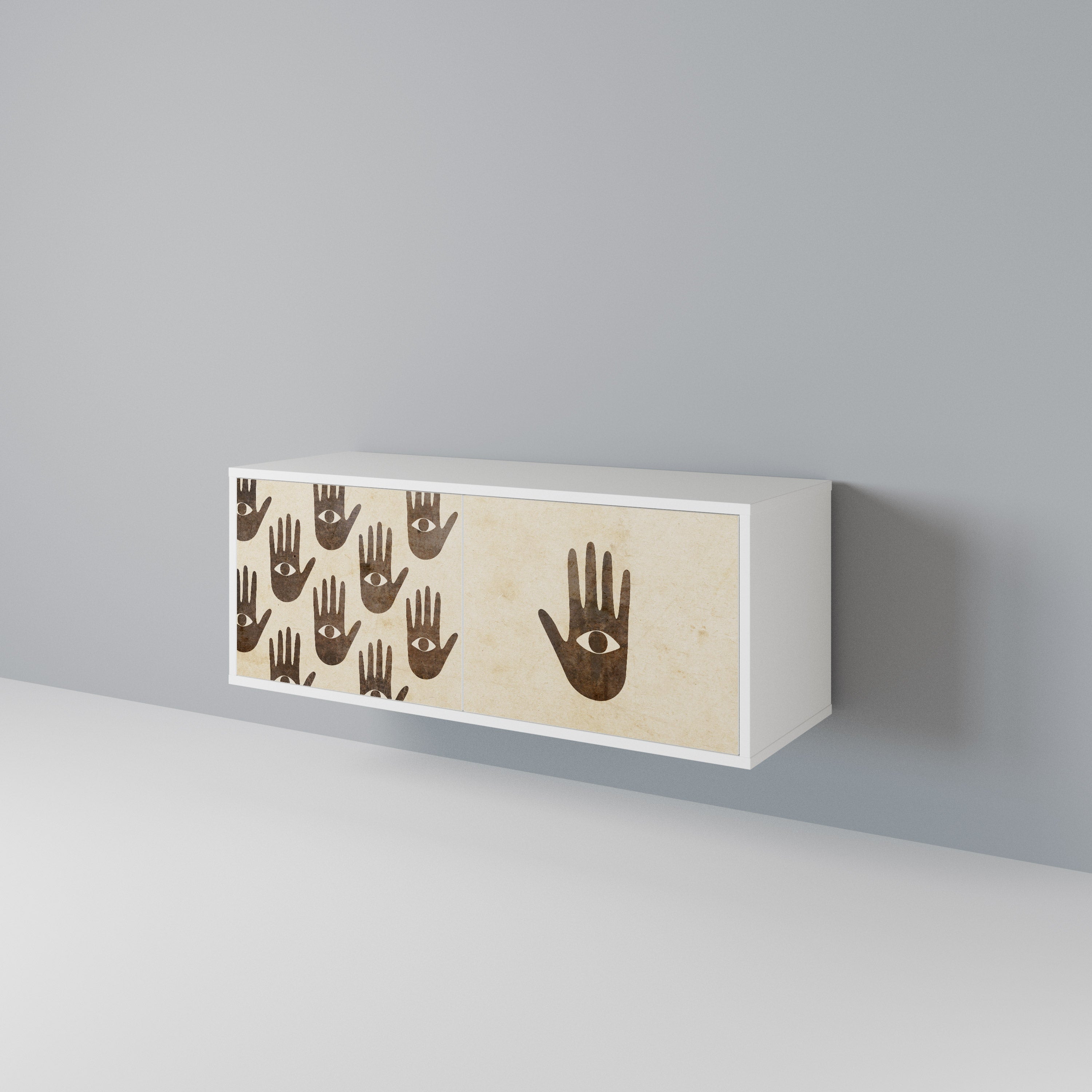 SEE MORE Compact 2-Door TV Cabinet