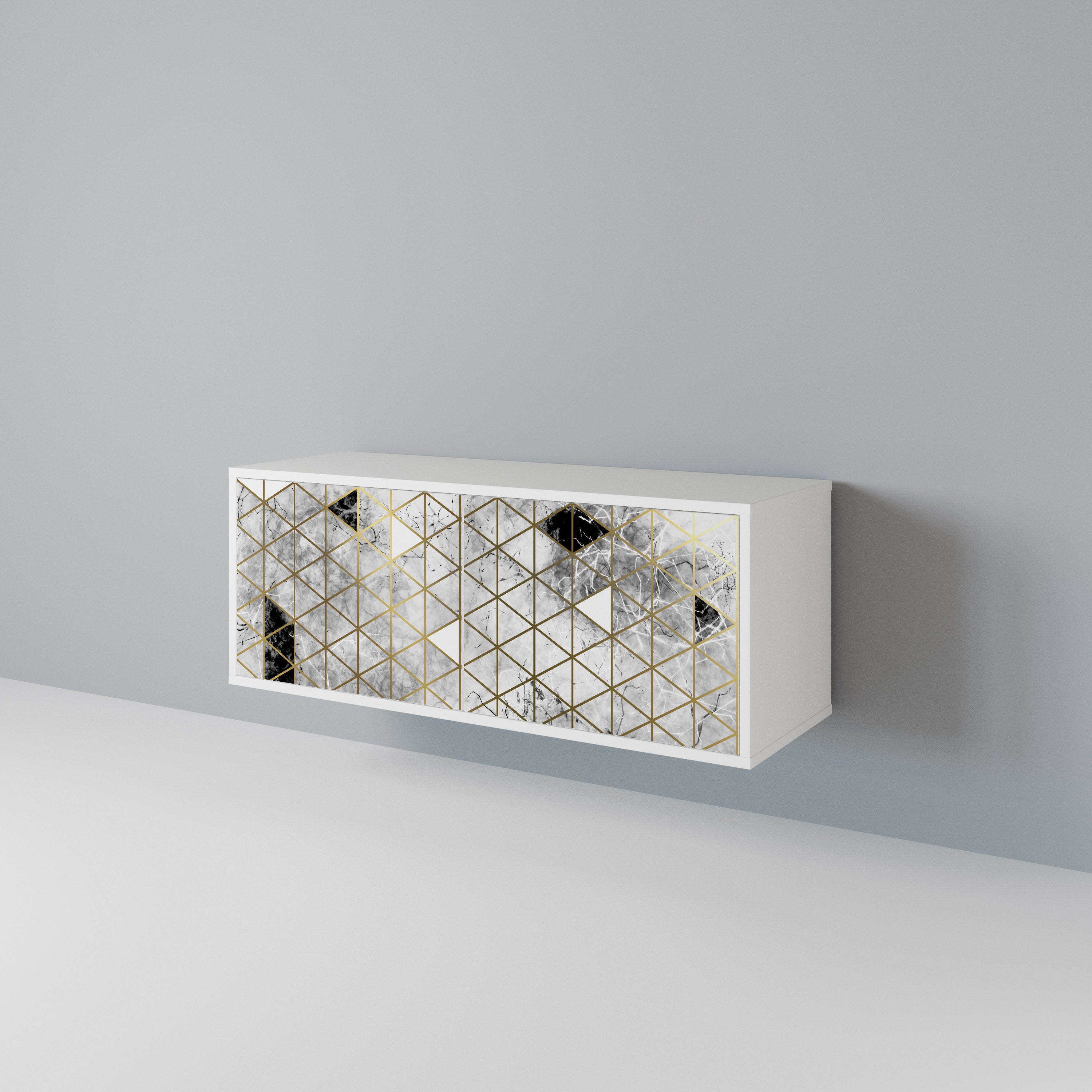 ASHEN ARIA Compact 2-Door TV Cabinet