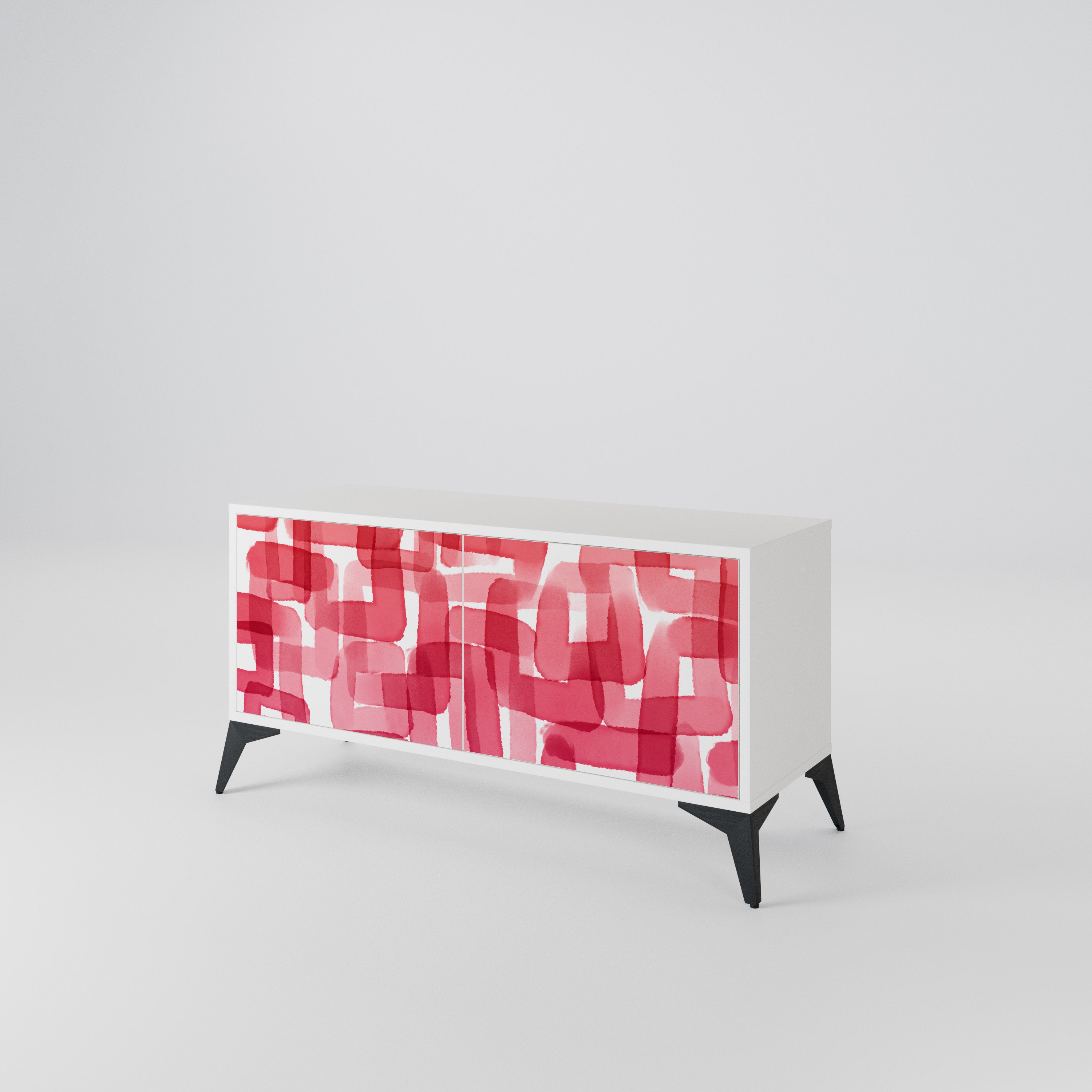 KALEIDOSCOPIC CUBISM Compact 2-Door TV Cabinet