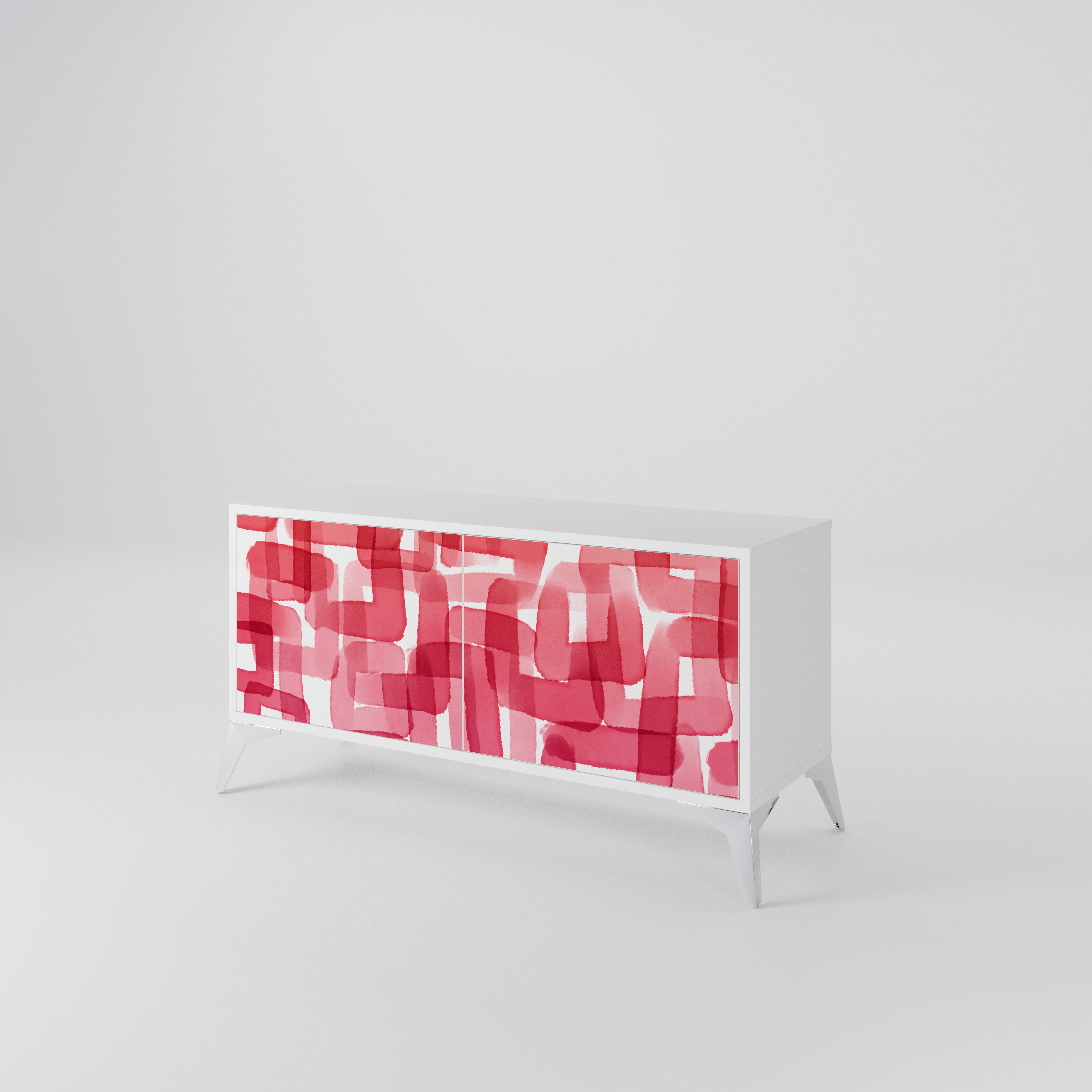 KALEIDOSCOPIC CUBISM Compact 2-Door TV Cabinet