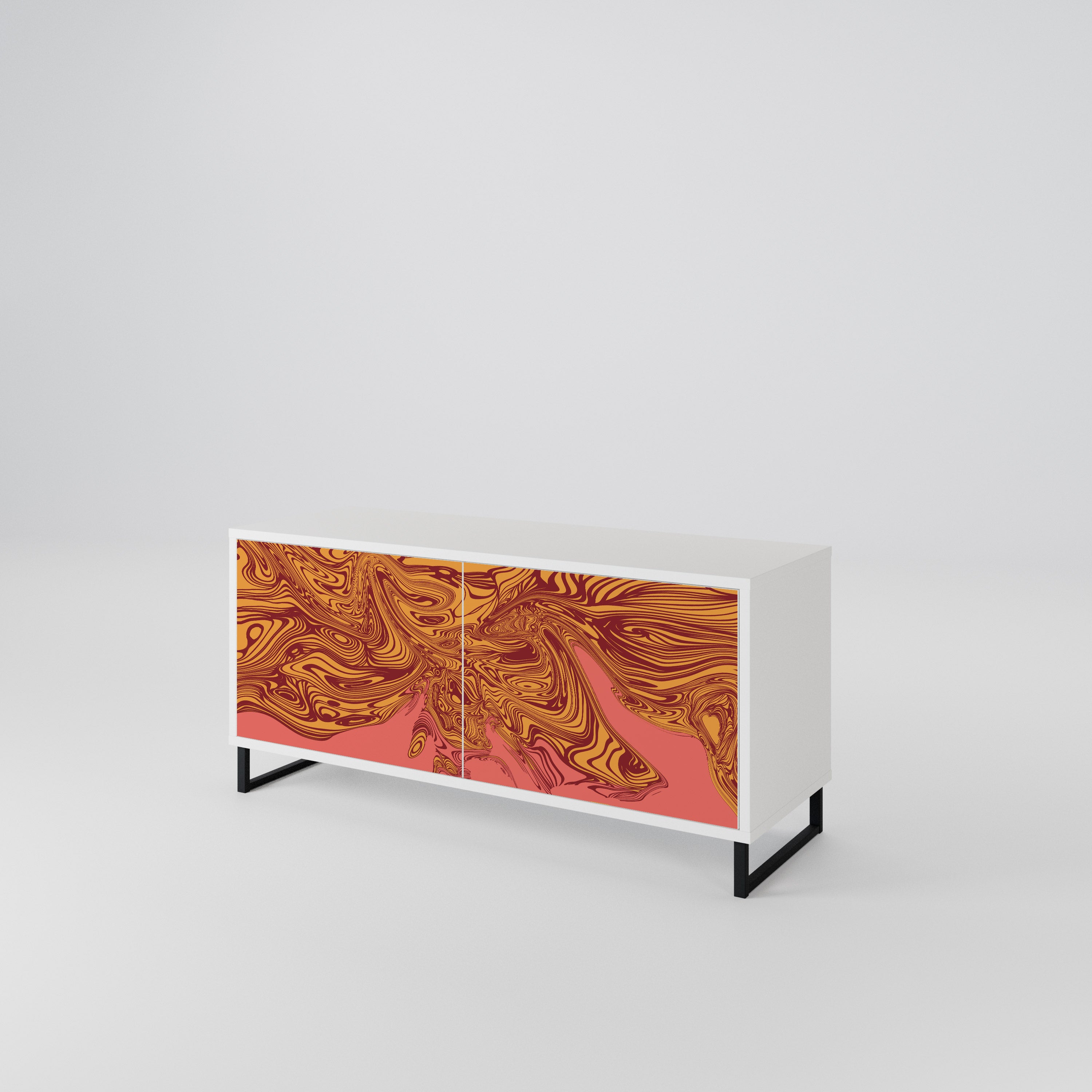 FLOATING THOUGHTS Compact 2-Door TV Cabinet