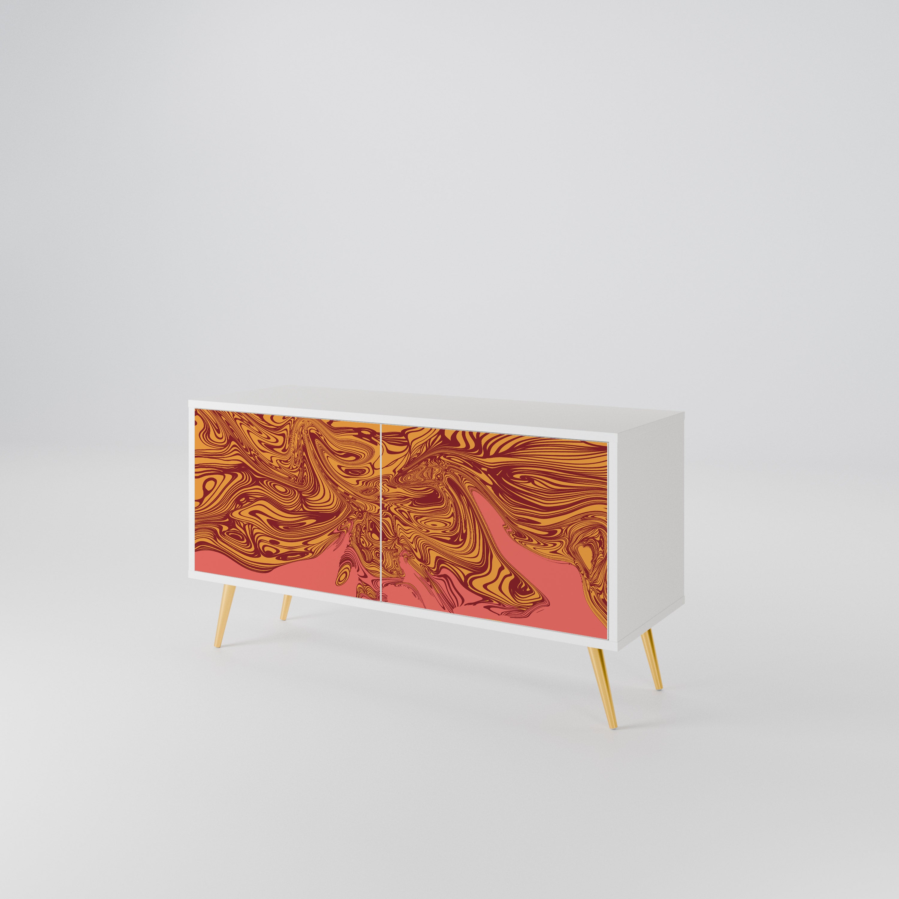 FLOATING THOUGHTS Compact 2-Door TV Cabinet