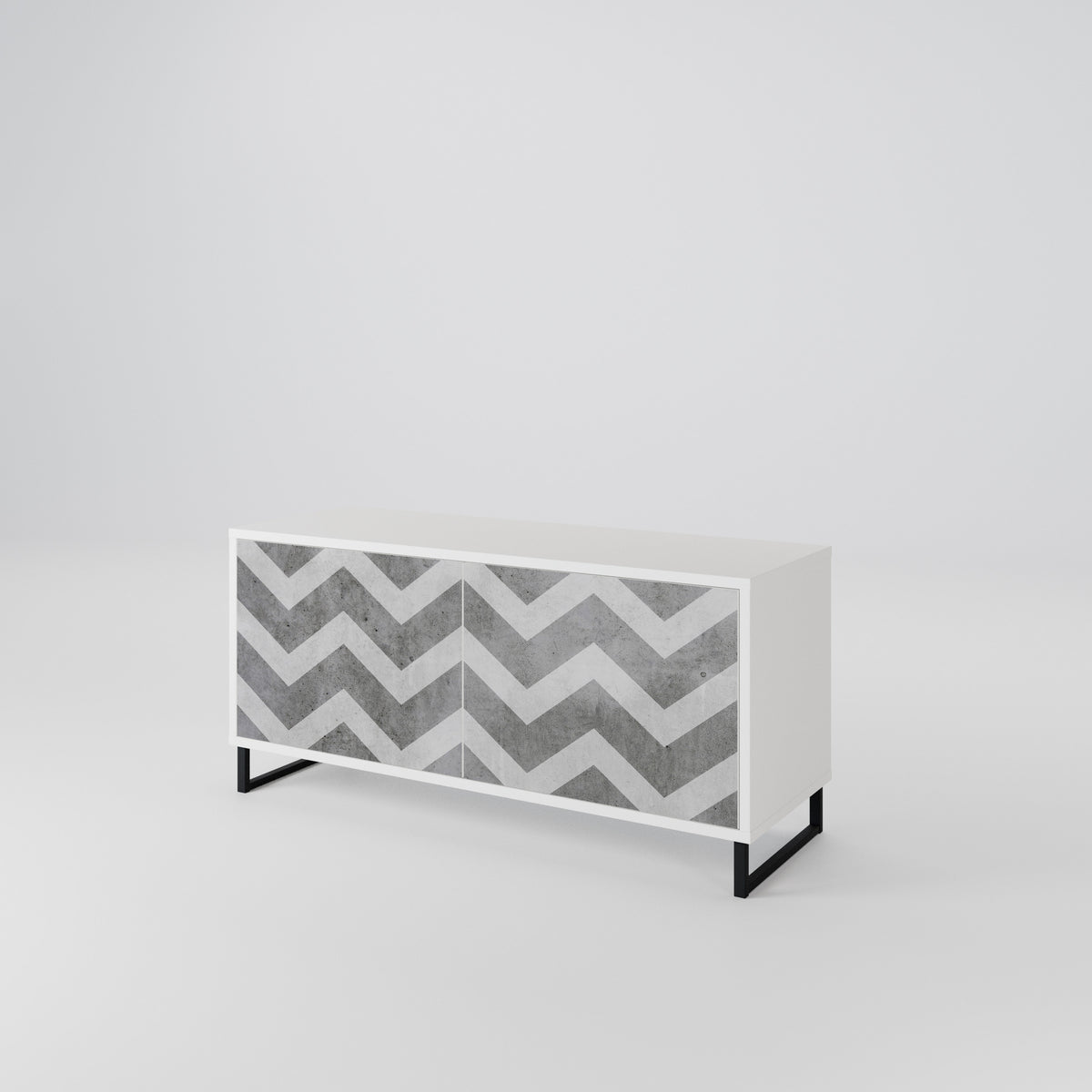 TOUGH ZIG ZAG Móvel de TV Compacto de 2 Portas