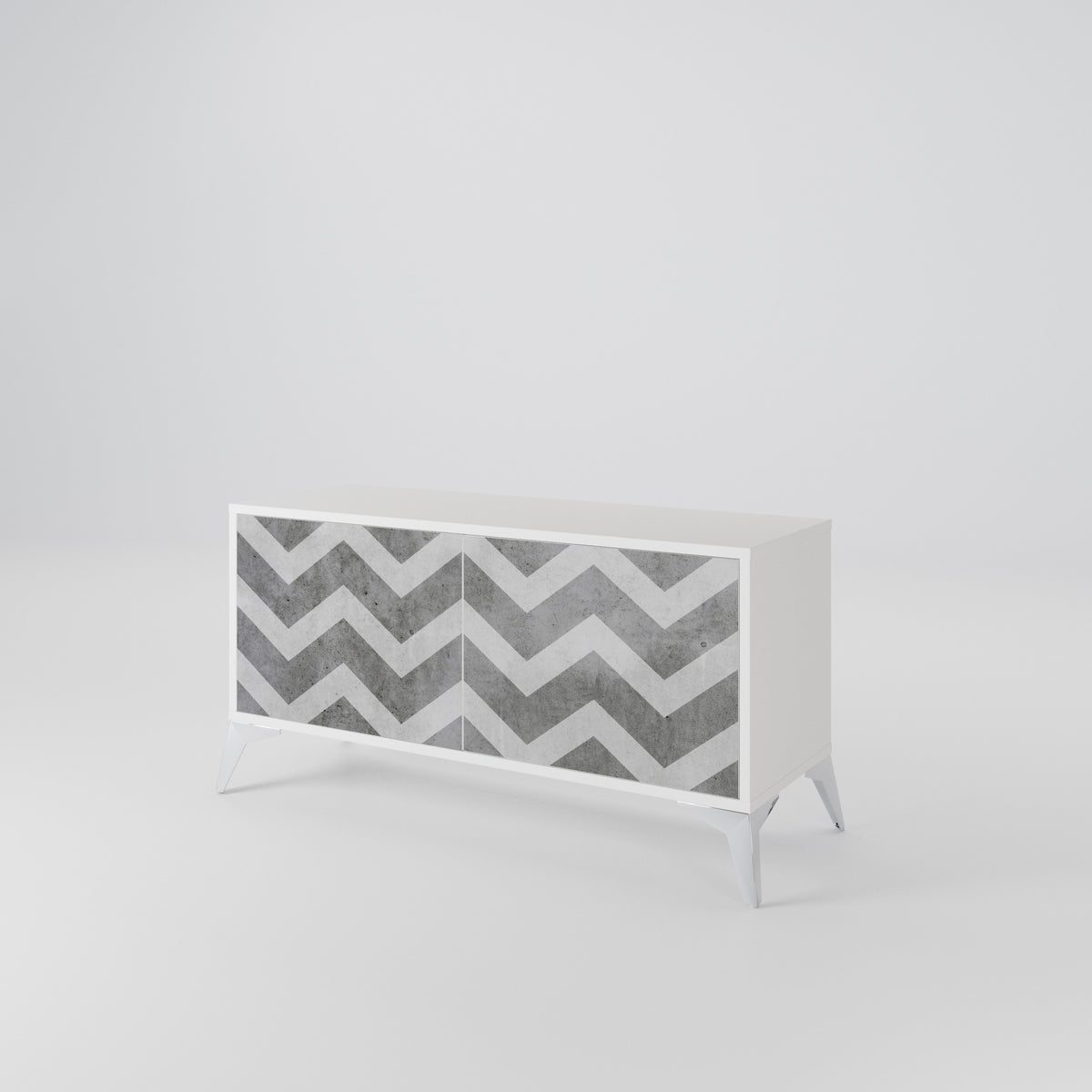 TOUGH ZIG ZAG Móvel de TV Compacto de 2 Portas