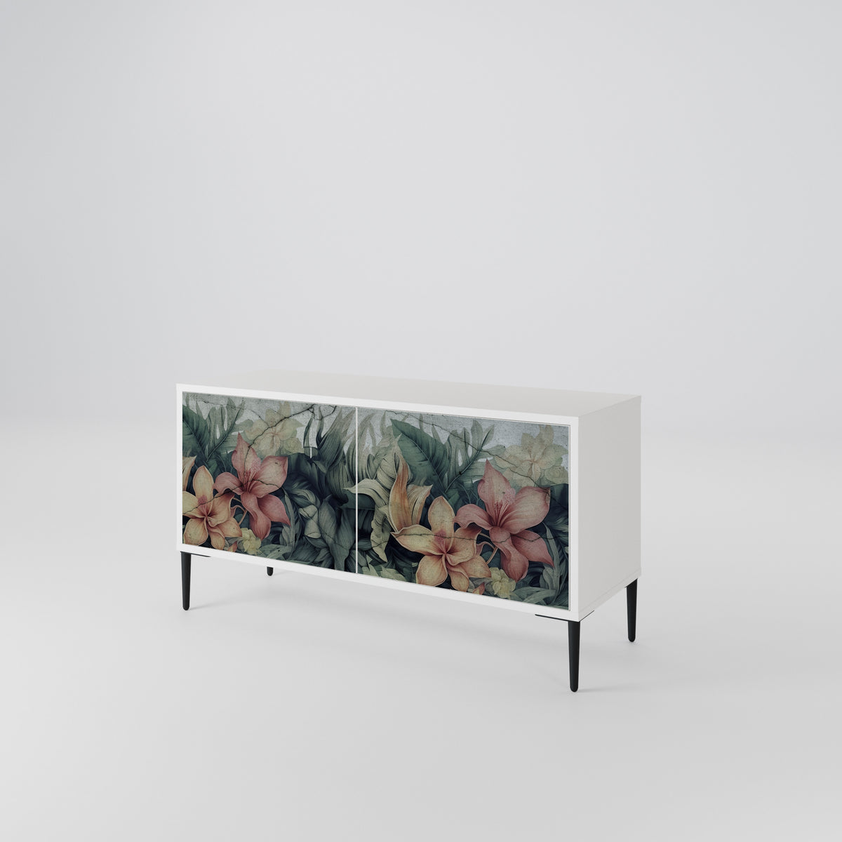 HEAVENLY BLOOM Móvel de TV Compacto de 2 Portas