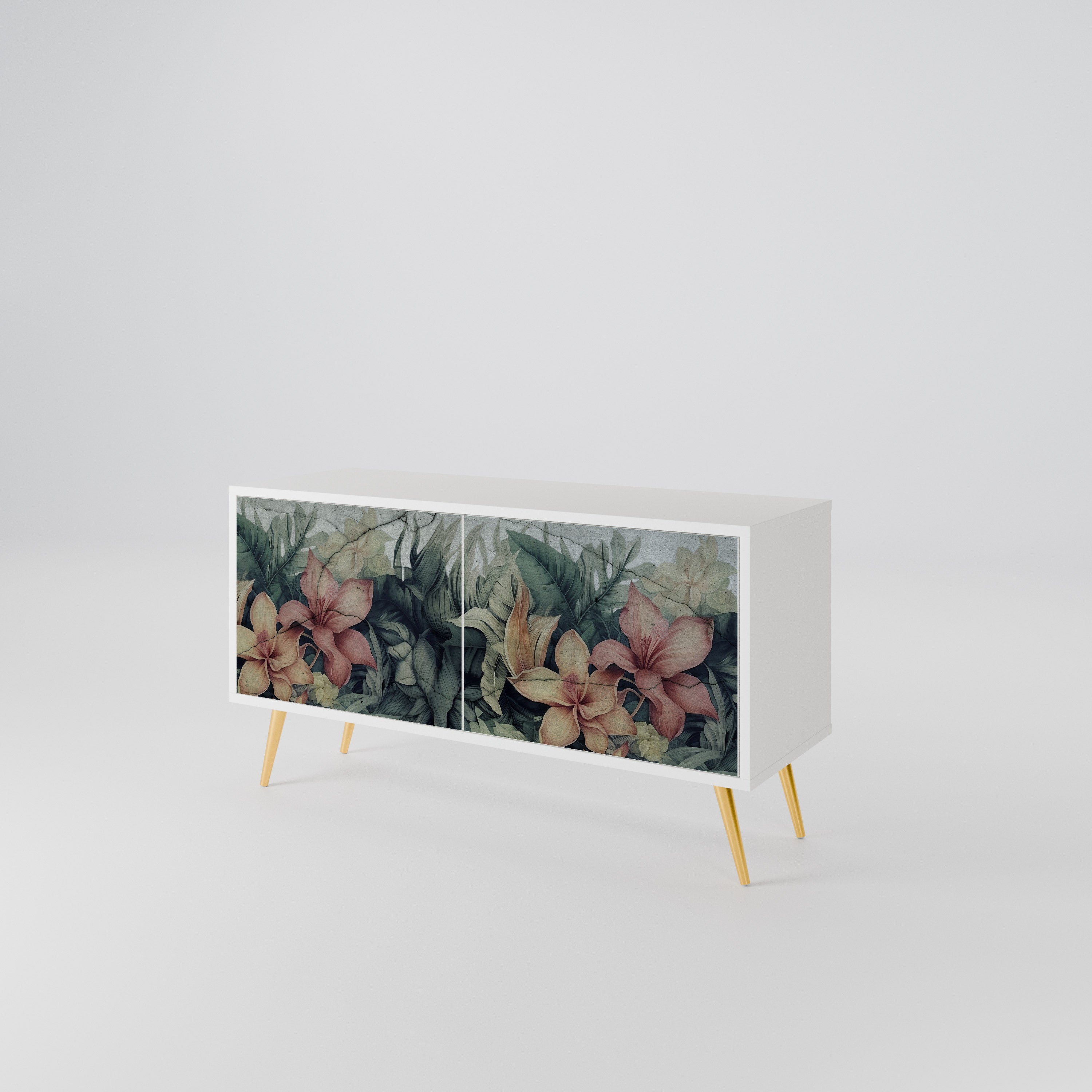 HEAVENLY BLOOM Compact 2-Door TV Cabinet