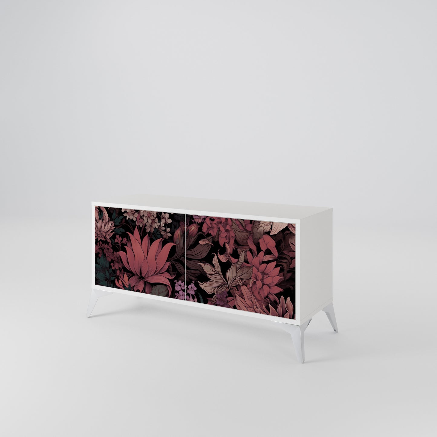 FLORAL WHISPER Móvel de TV Compacto de 2 Portas