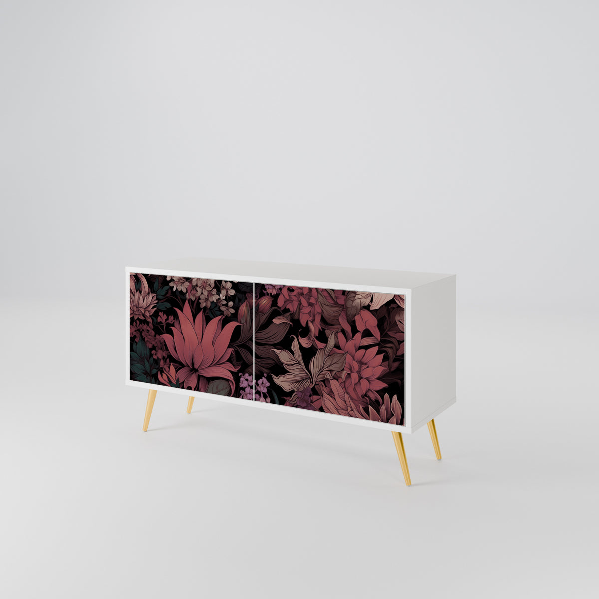 FLORAL WHISPER Móvel de TV Compacto de 2 Portas