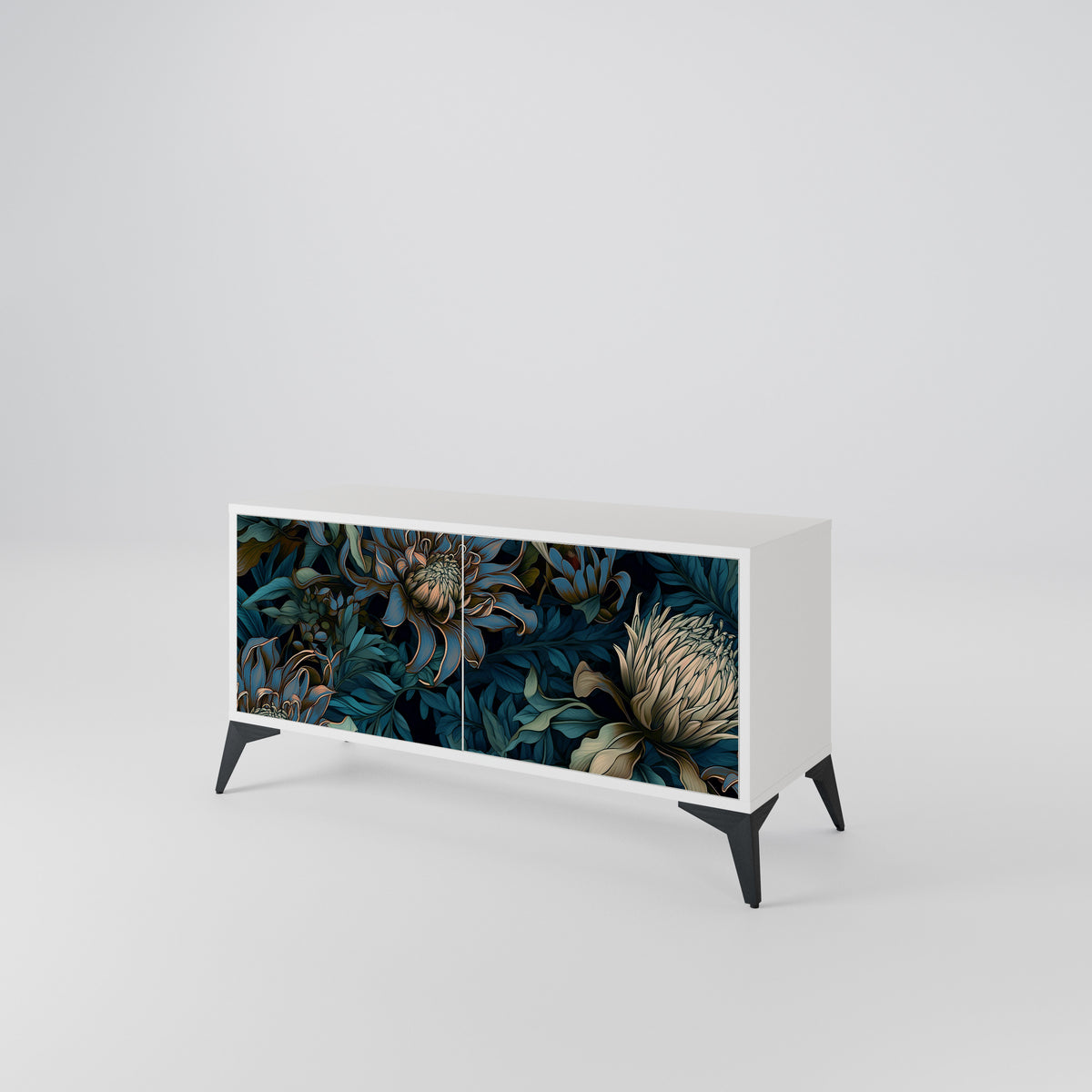 TWILIGHT BLOOM Móvel de TV Compacto de 2 Portas