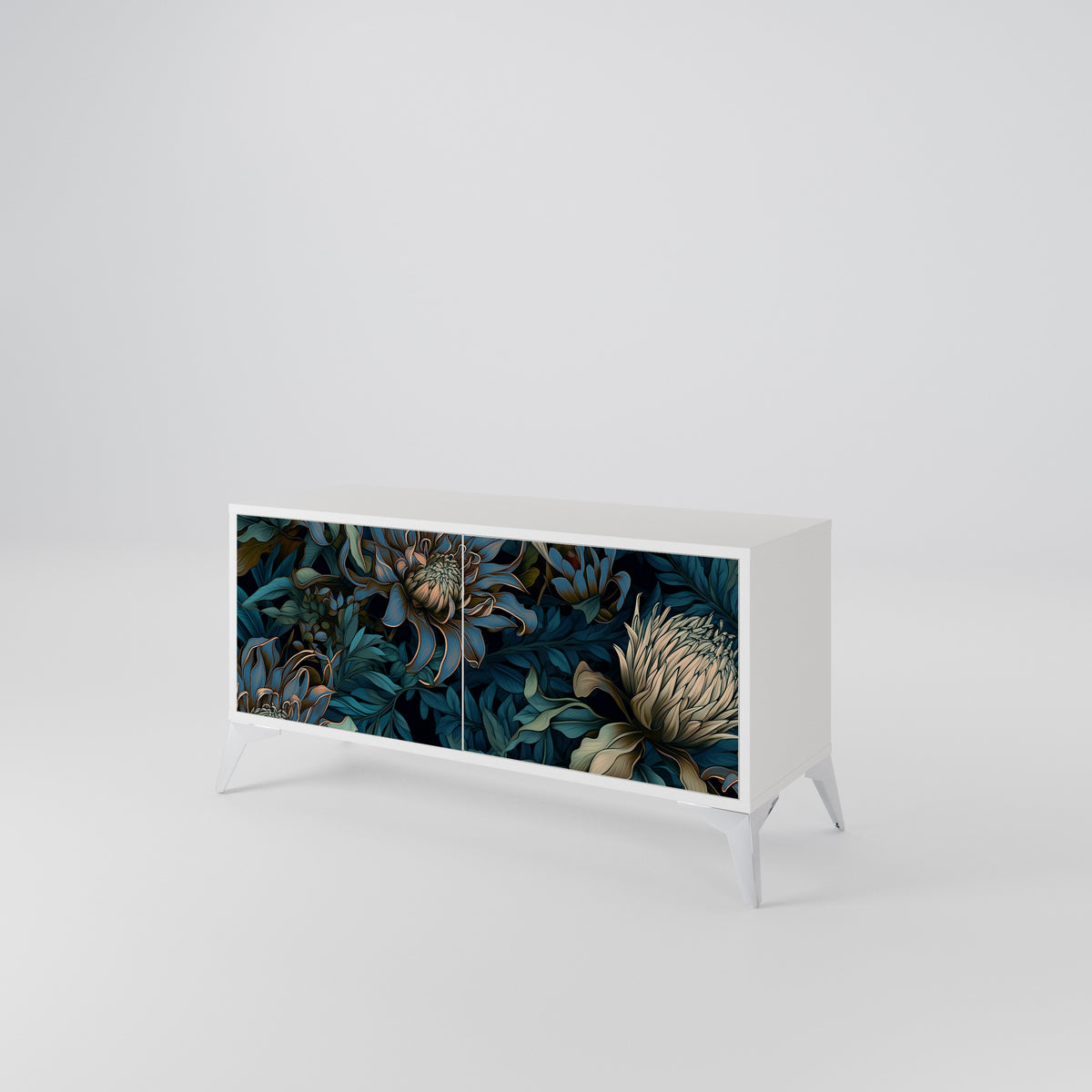 TWILIGHT BLOOM Móvel de TV Compacto de 2 Portas
