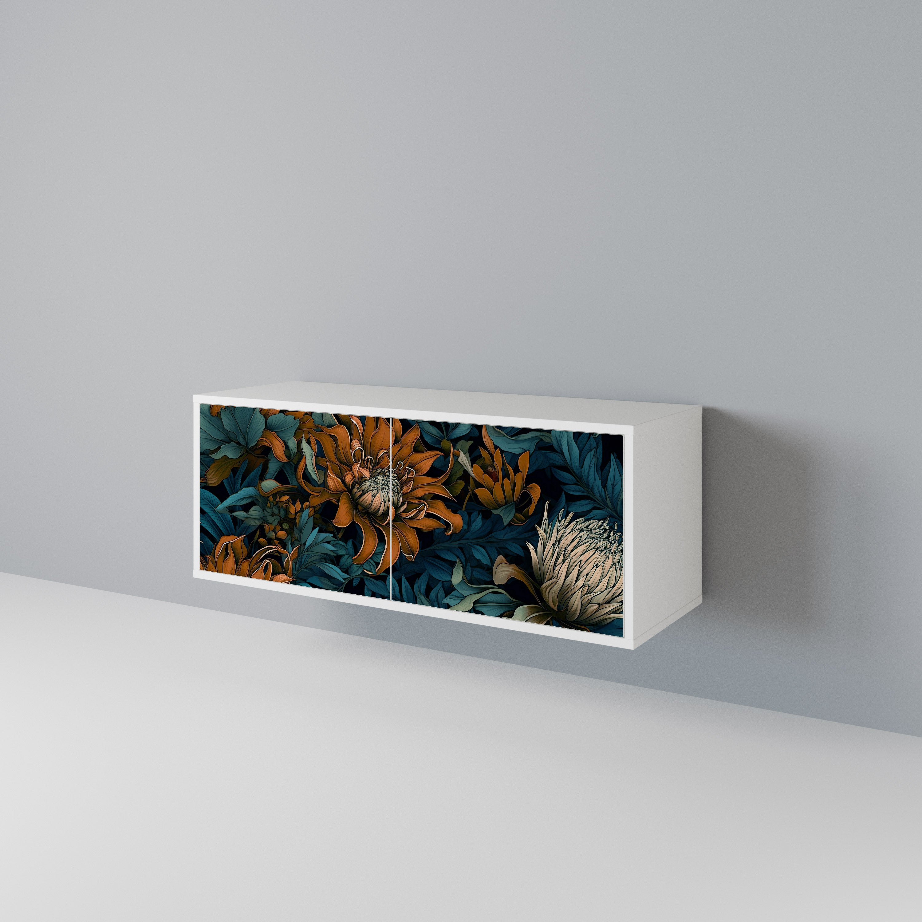 MORNING BLOOM Compact 2-Door TV Cabinet