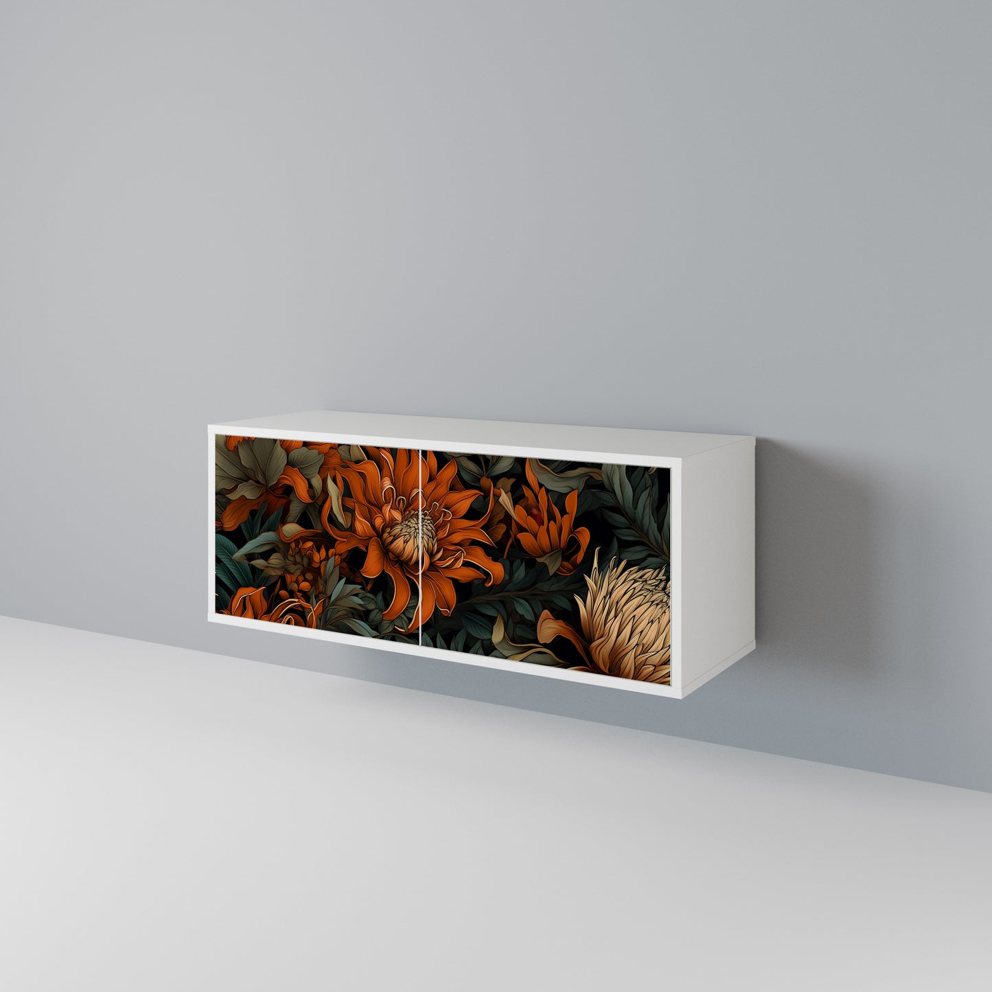 DAWN BLOOM Móvel de TV Compacto de 2 Portas