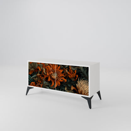 DAWN BLOOM Móvel de TV Compacto de 2 Portas