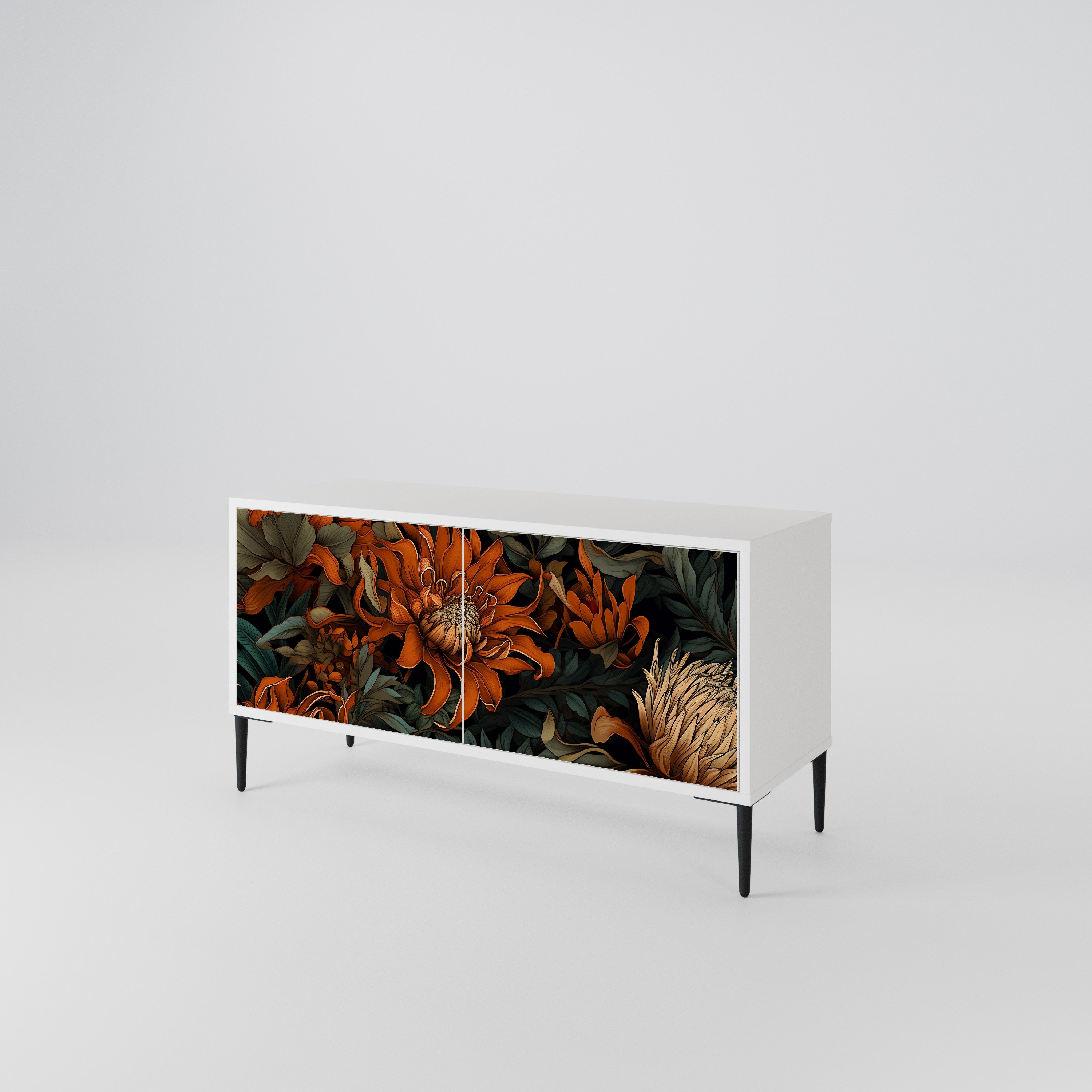 DAWN BLOOM Compact 2-Door TV Cabinet