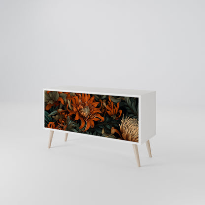 DAWN BLOOM Móvel de TV Compacto de 2 Portas