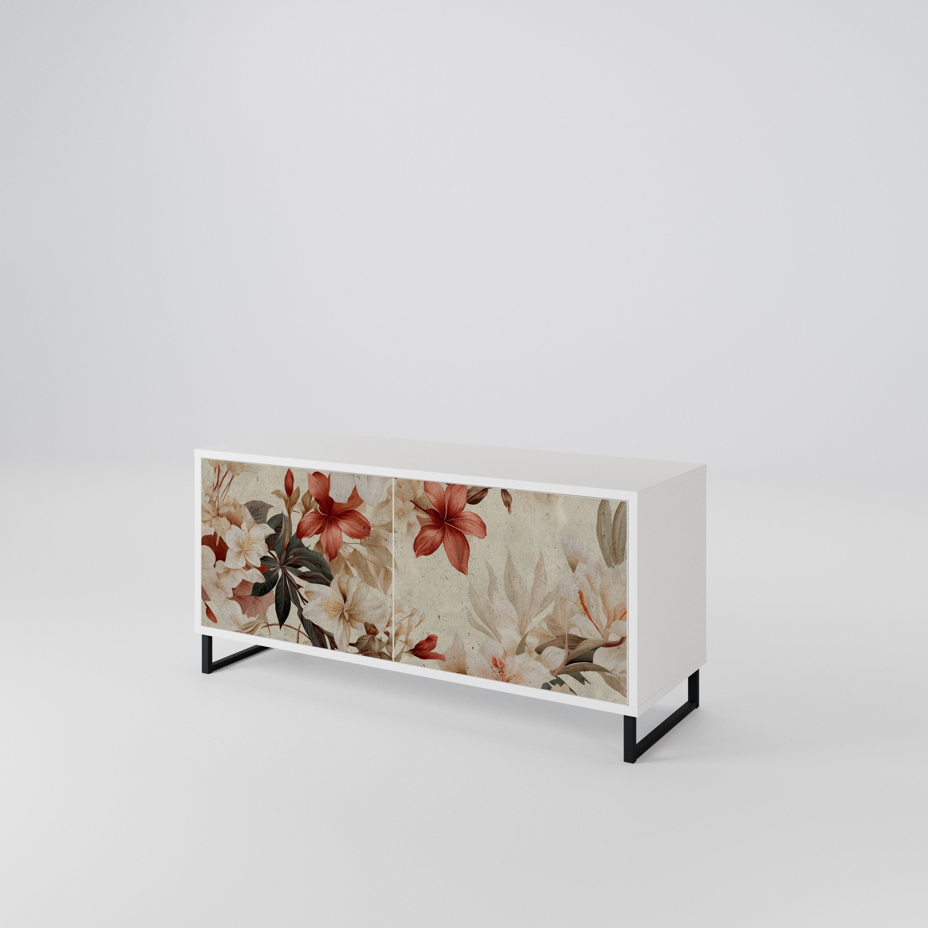 PETAL HARMONY Móvel de TV Compacto de 2 Portas