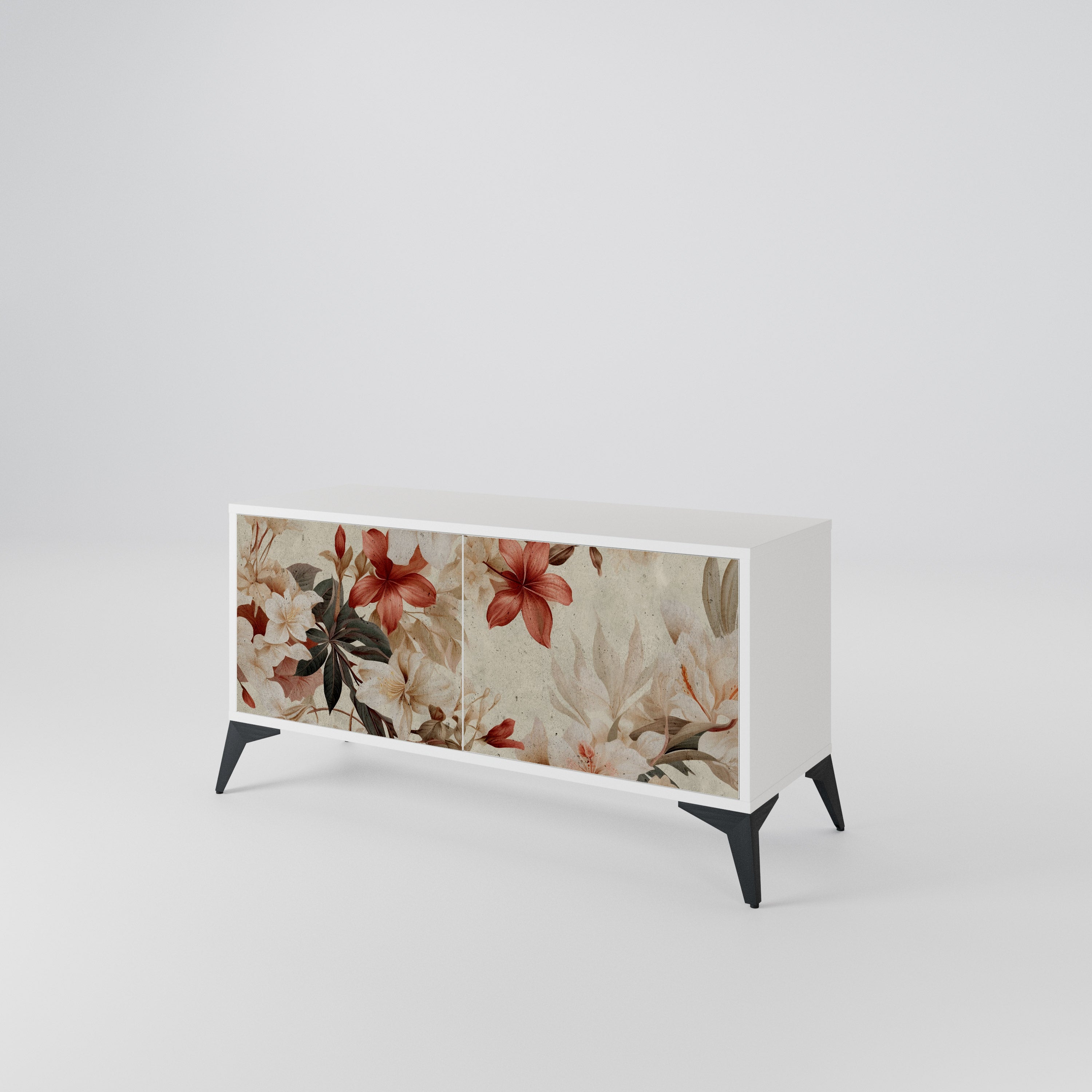 PETAL HARMONY Móvel de TV Compacto de 2 Portas