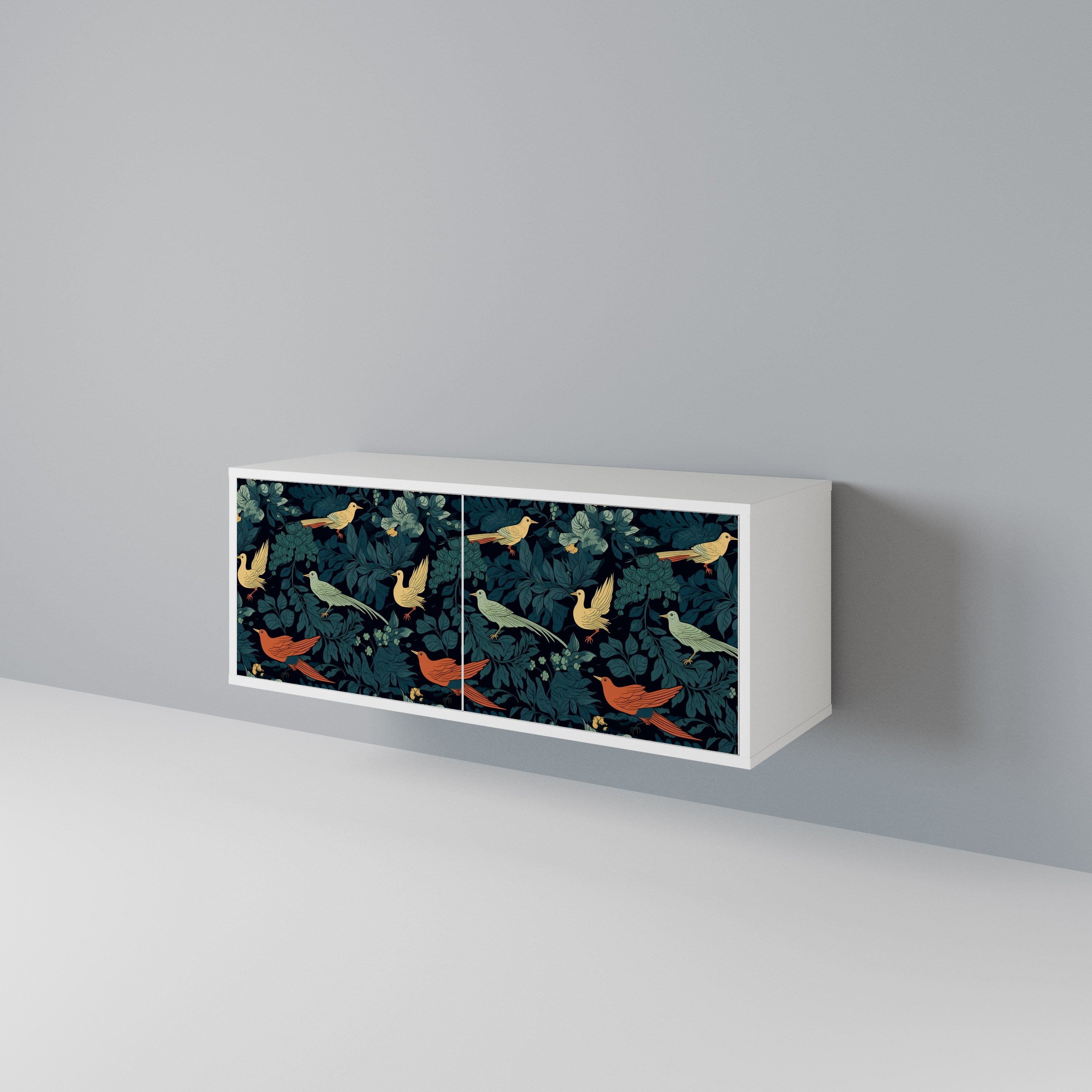 FOWL ORNAMENT Móvel de TV Compacto de 2 Portas