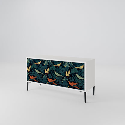 FOWL ORNAMENT Móvel de TV Compacto de 2 Portas